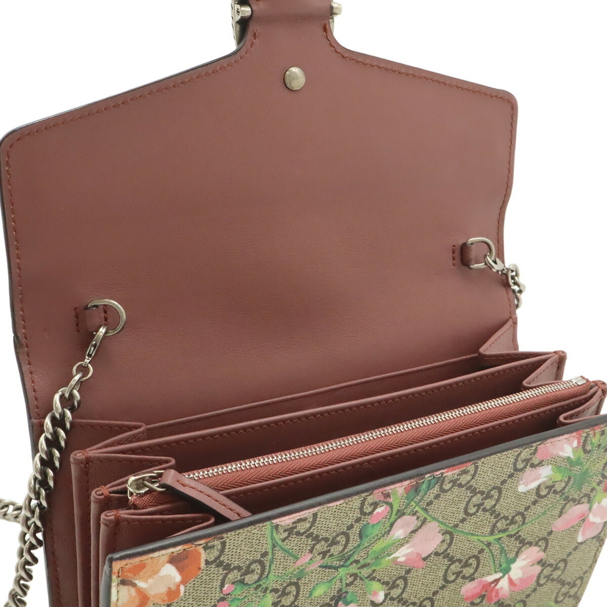 Gucci Beige Coated Canvas Leather Clutch Bag Pochette Shoulder Bag (Pre-Owned)