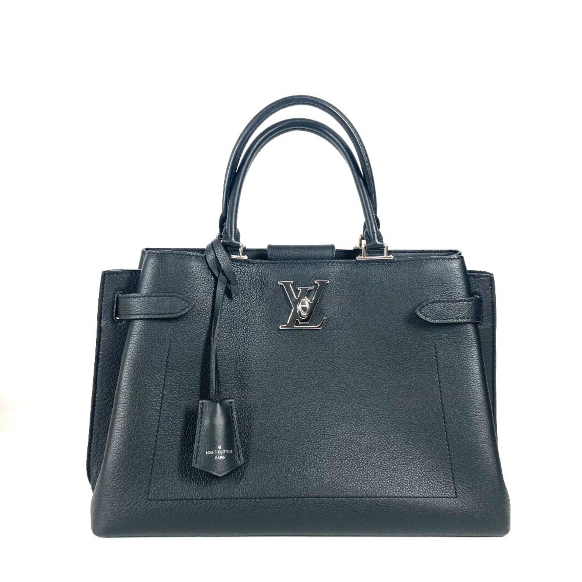 Louis Vuitton Black Cuir Ombre Leather Handbag Shoulder Bag Tote Bag (Pre-Owned)