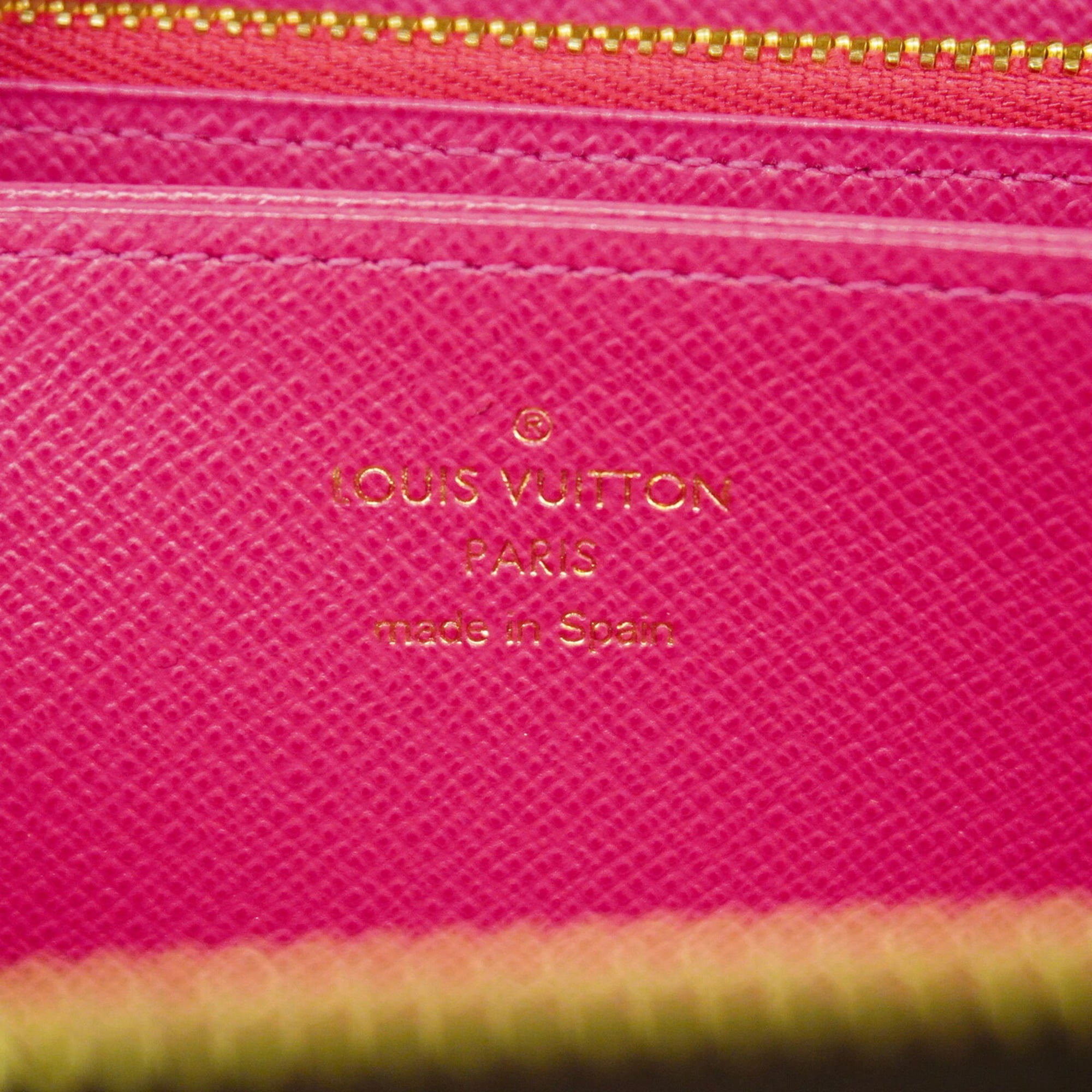 Louis Vuitton Brown Multi-Color Long Wallet (Bi-Fold) (Pre-Owned)