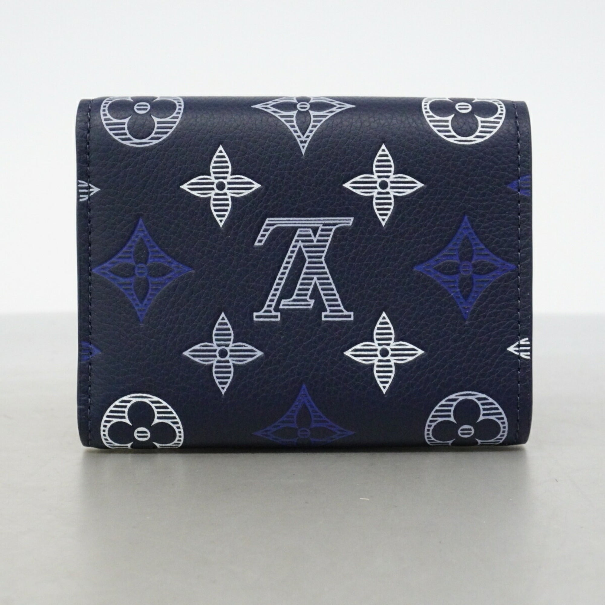 Louis Vuitton Navy Wallet (Tri-Fold) (Pre-Owned)