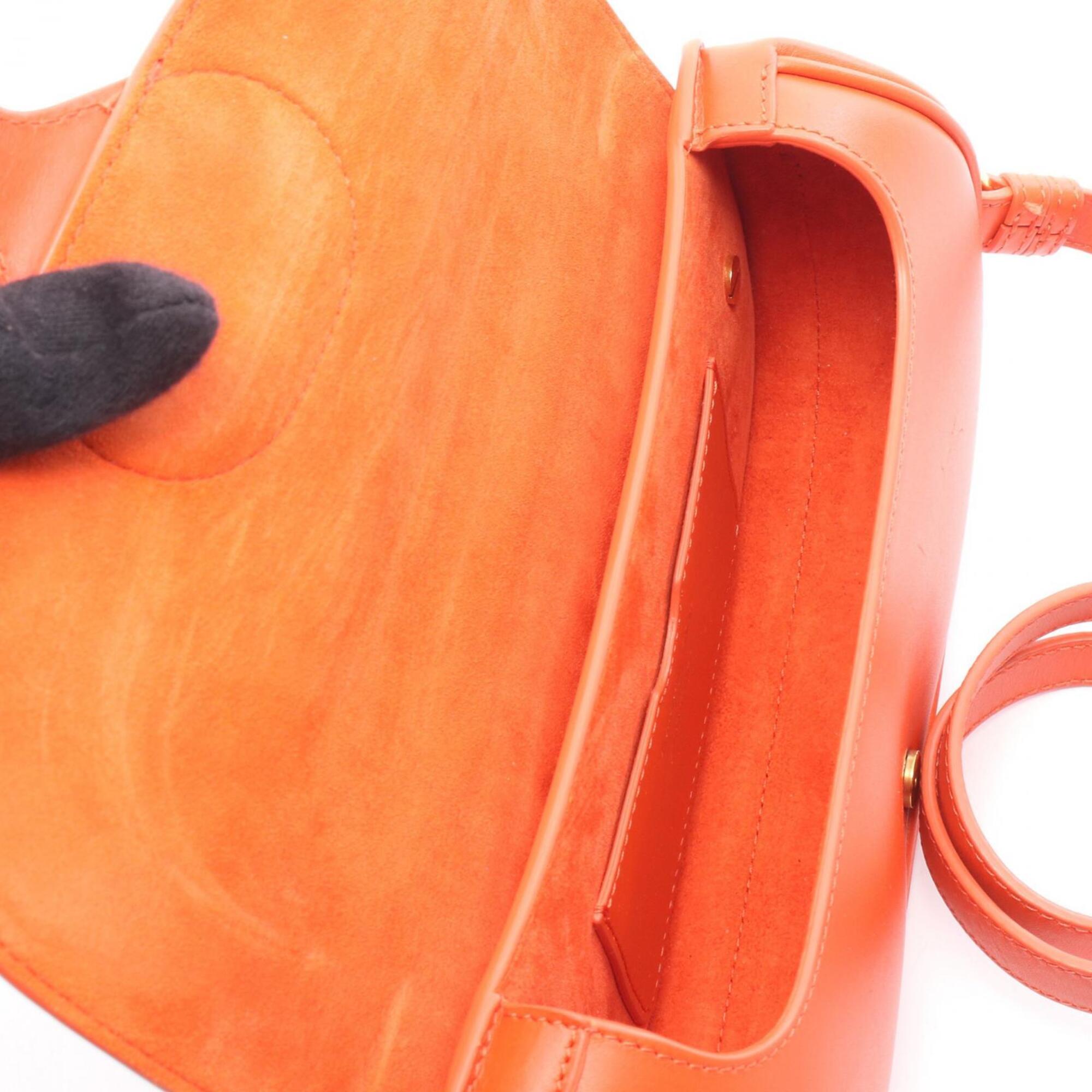 Christian Dior Orange Leather Shoulder Bag (Pre-Owned)