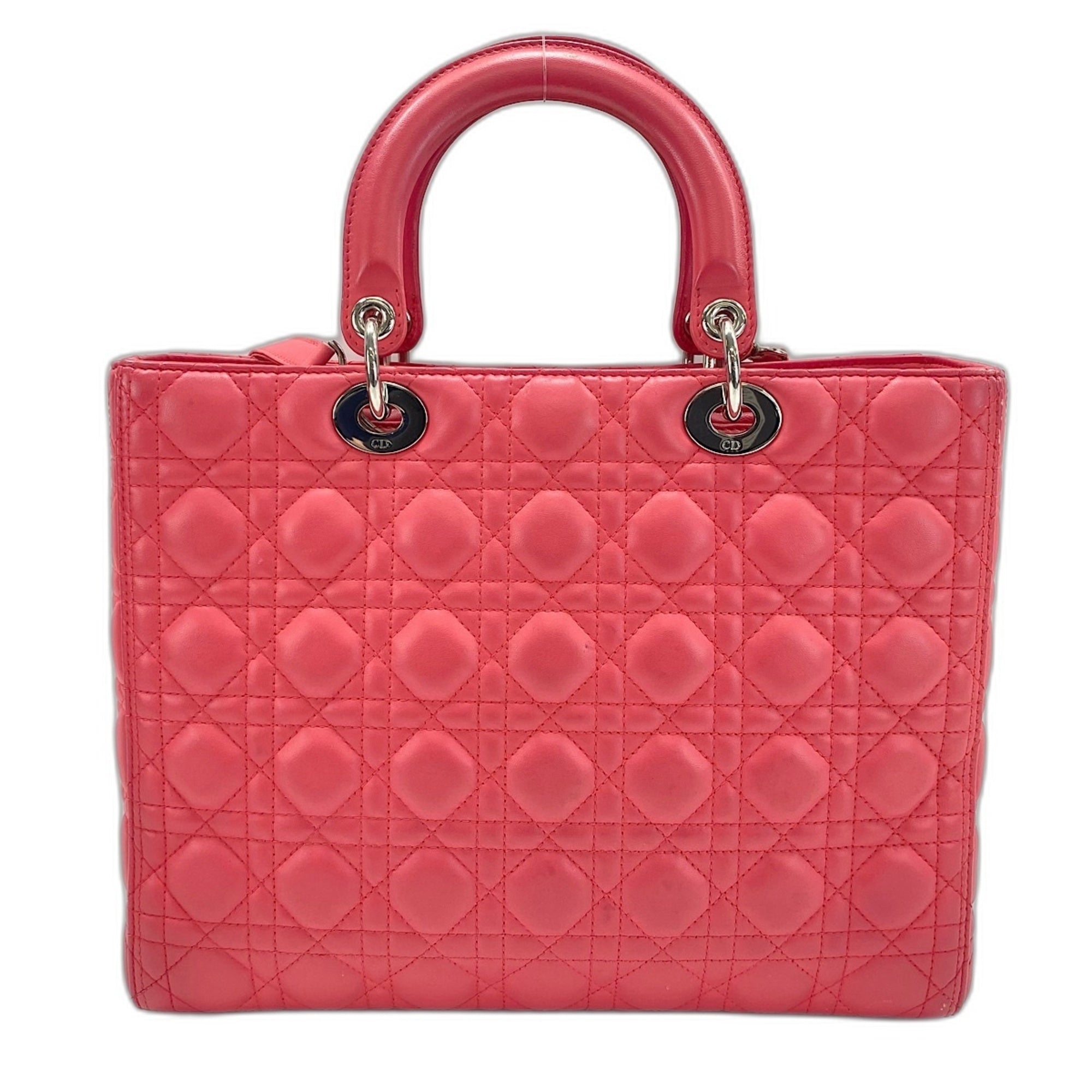 Christian Dior Pink Leather Handbag (Pre-Owned)