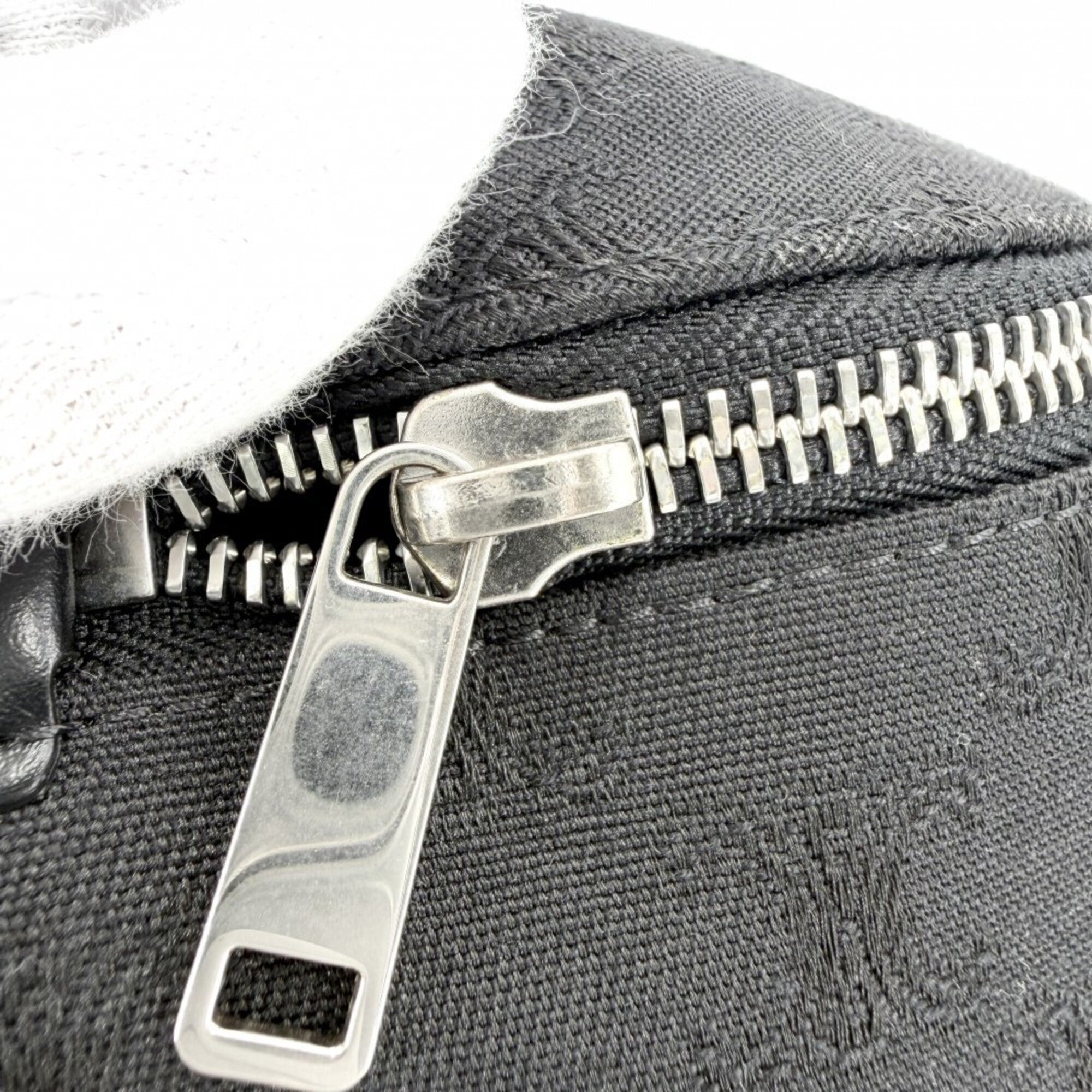 Celine Black Canvas Fanny Pack Sling Bag (Pre-Owned)