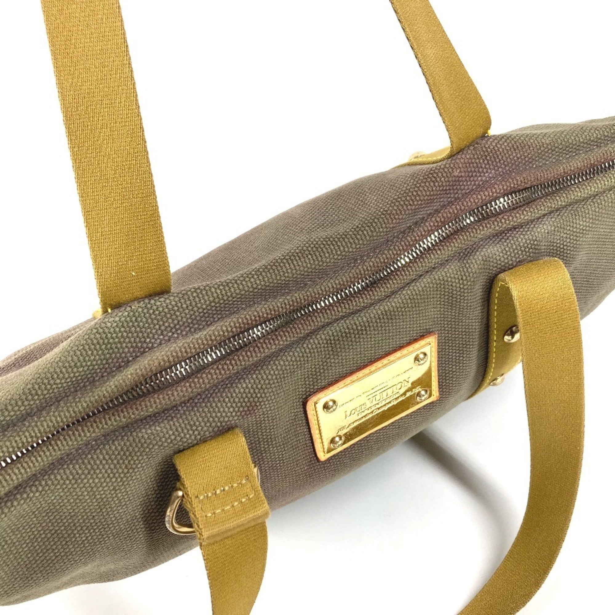 Louis Vuitton Brown Canvas Shoulder Bag (Pre-Owned)