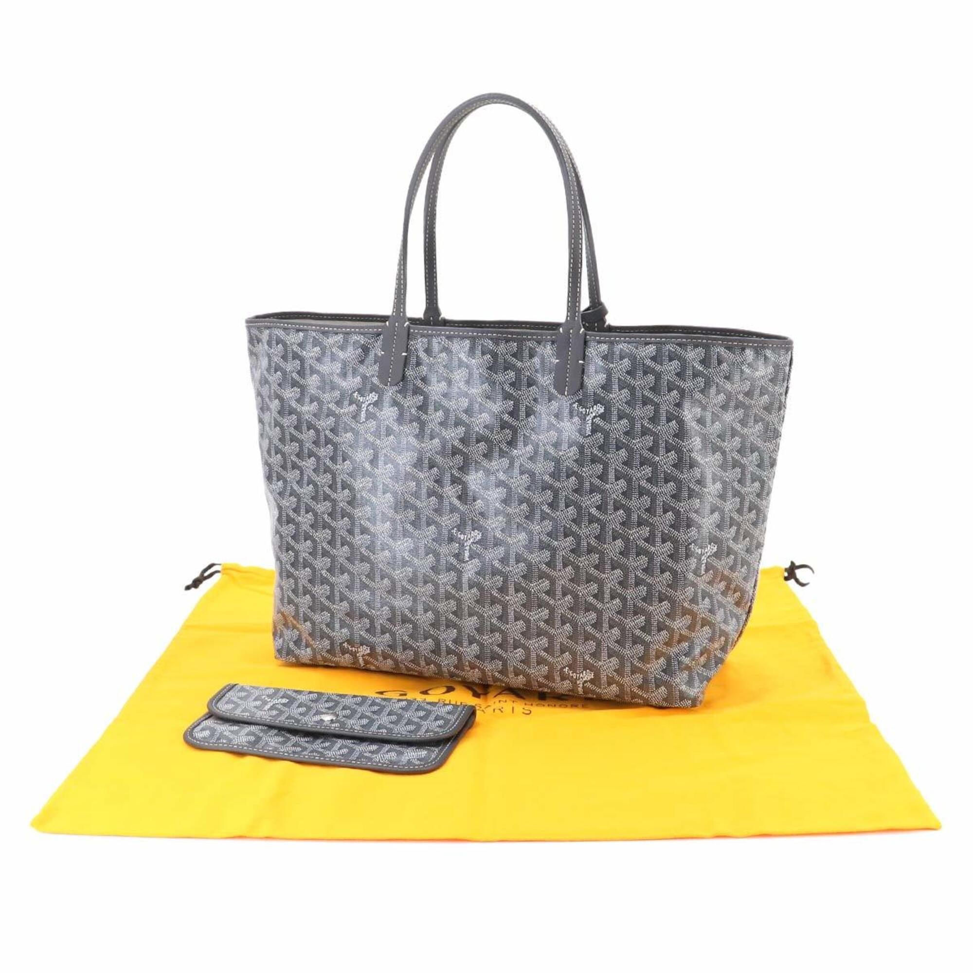 Goyard Gray Pvc Leather Handbag Tote Bag (Pre-Owned)