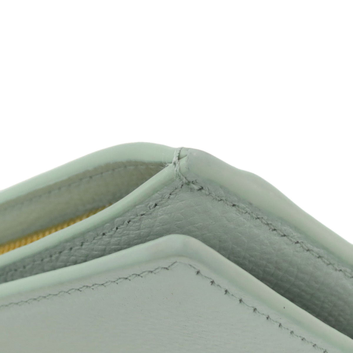 Valentino Light Green Leather Wallet (Bi-Fold) (Pre-Owned)