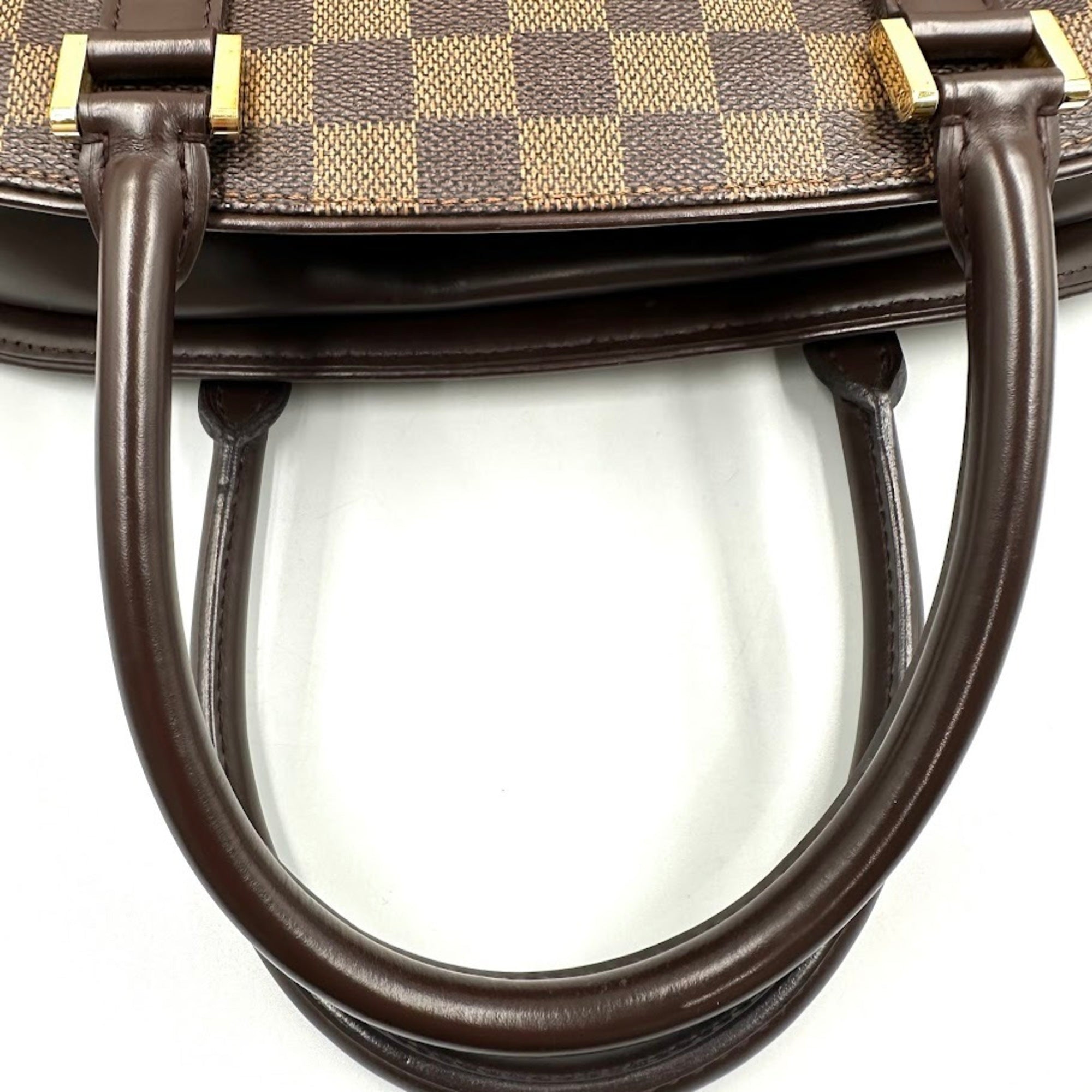 Louis Vuitton Damier Brown Pvc Handbag (Pre-Owned)