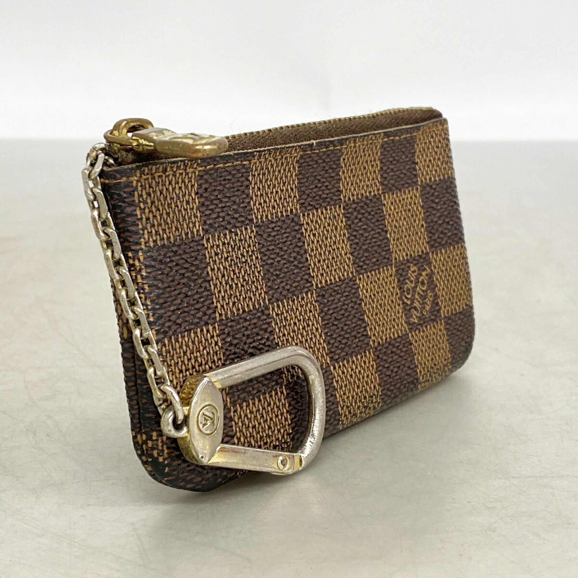 Louis Vuitton Ebene Coin Purse/Coin Case (Pre-Owned)