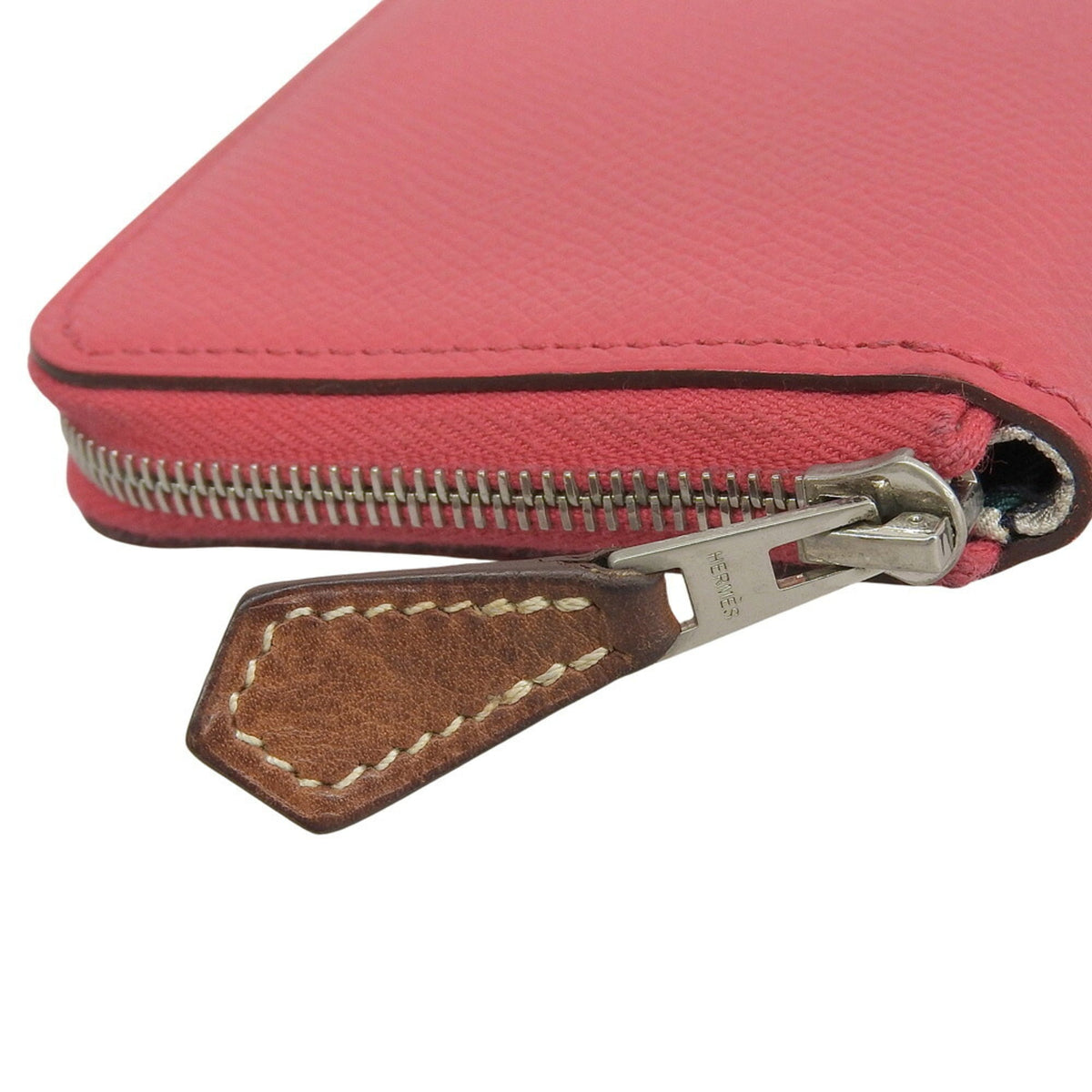 Hermes Pink Epsom Leather Coin Purse/Coin Case (Pre-Owned)