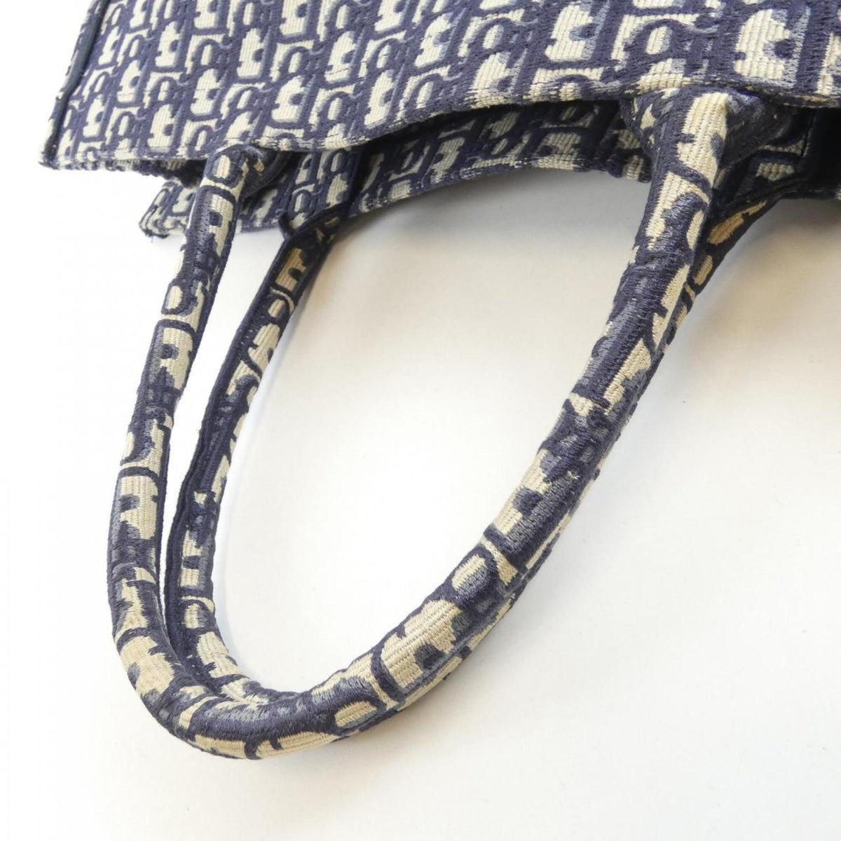 Christian Dior Blue Canvas Handbag (Pre-Owned)