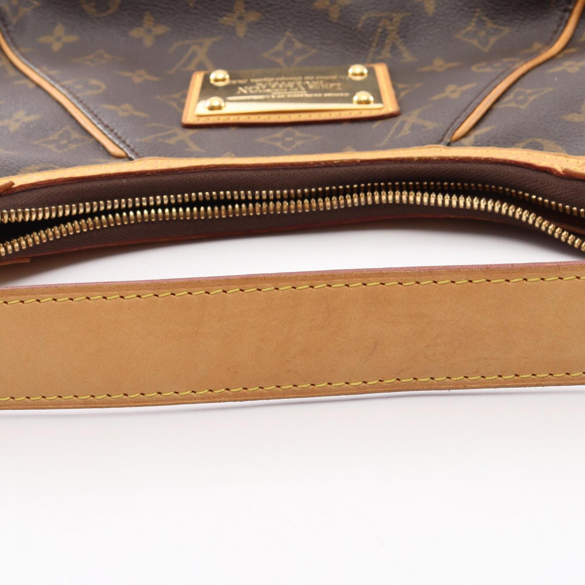 Louis Vuitton Brown Coated Canvas Pvc Monogram Leather Handbag Shoulder Bag (Pre-Owned)