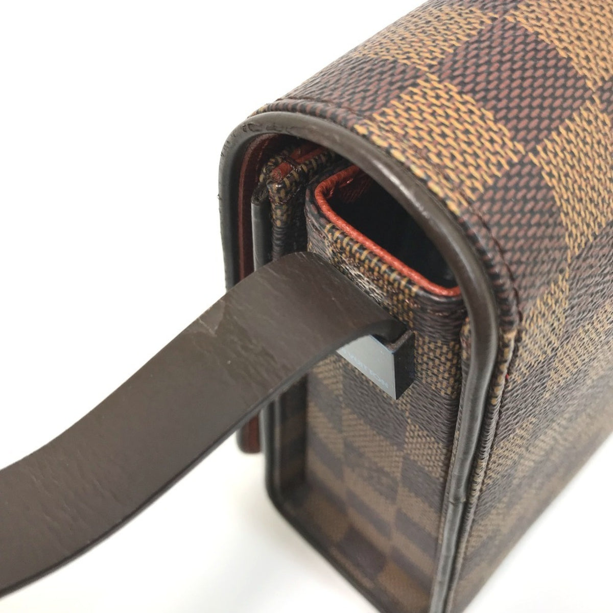 Louis Vuitton Brown Ebene Damier Canvas Shoulder Bag (Pre-Owned)