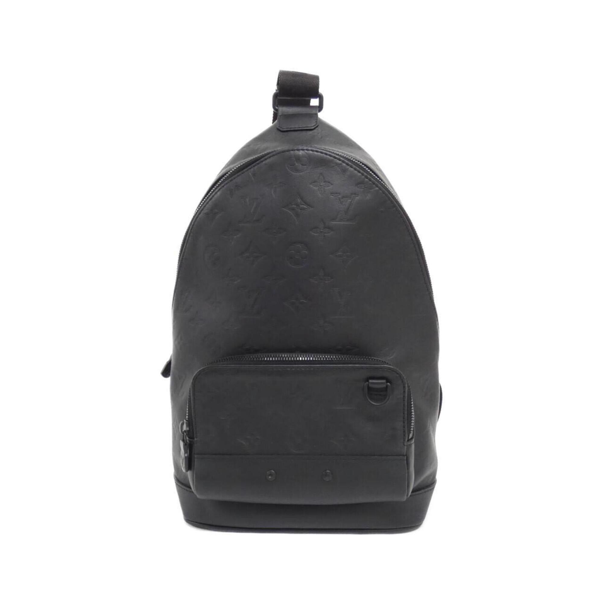 Louis Vuitton Black Leather Shoulder Bag (Pre-Owned)