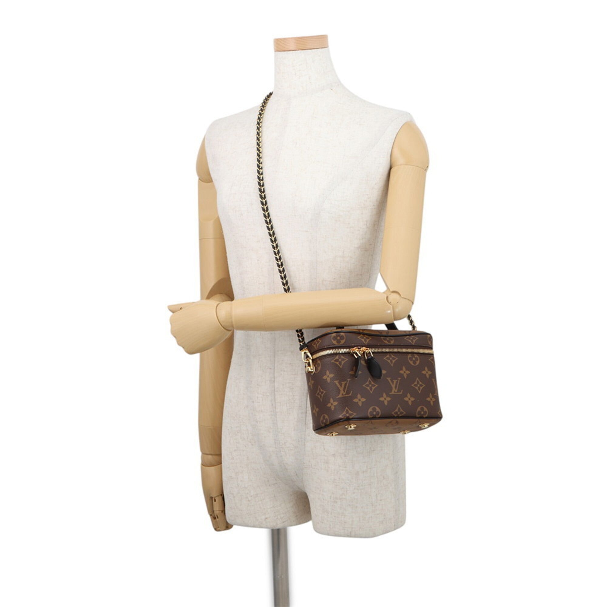 Louis Vuitton Monogram Reverse Noir Monogram Reverse Monogram Handbag Shoulder Bag (Pre-Owned)