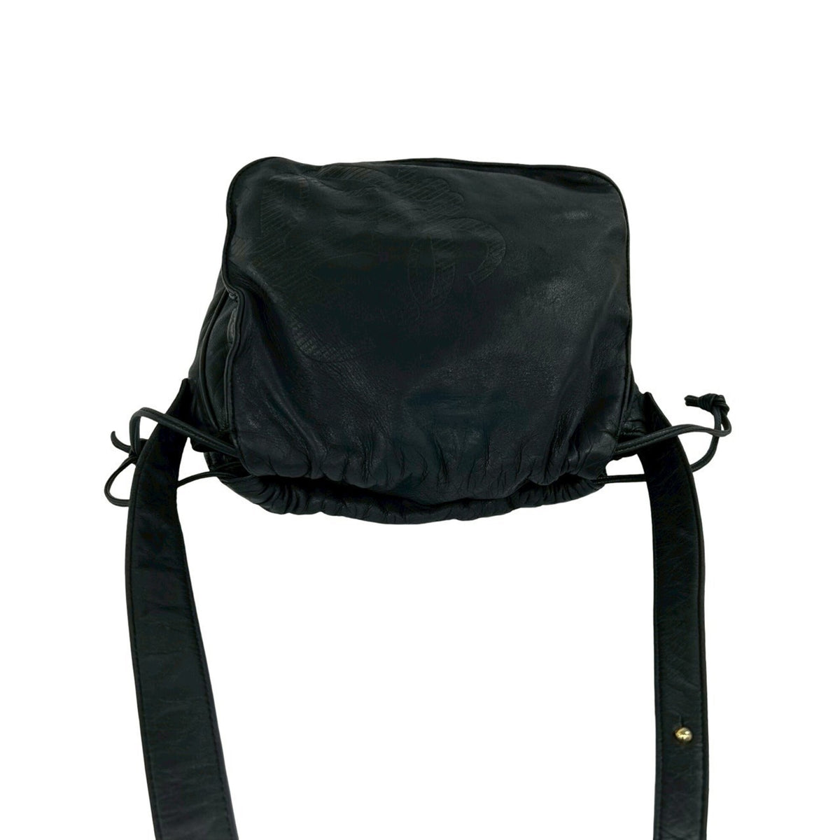 Loewe Black Leather Pochette Shoulder Bag (Pre-Owned)