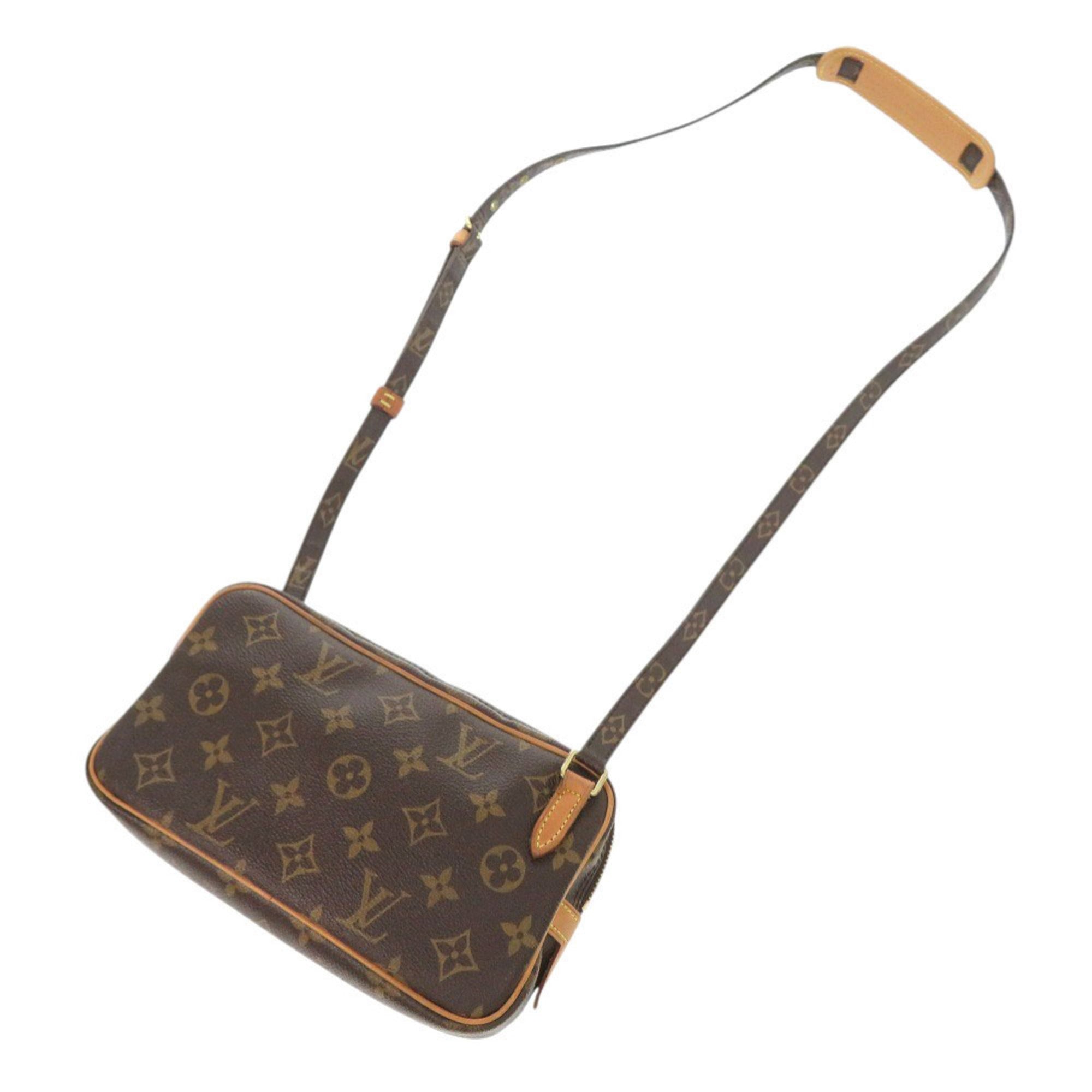 Louis Vuitton Brown Monogram Canvas Shoulder Bag (Pre-Owned)