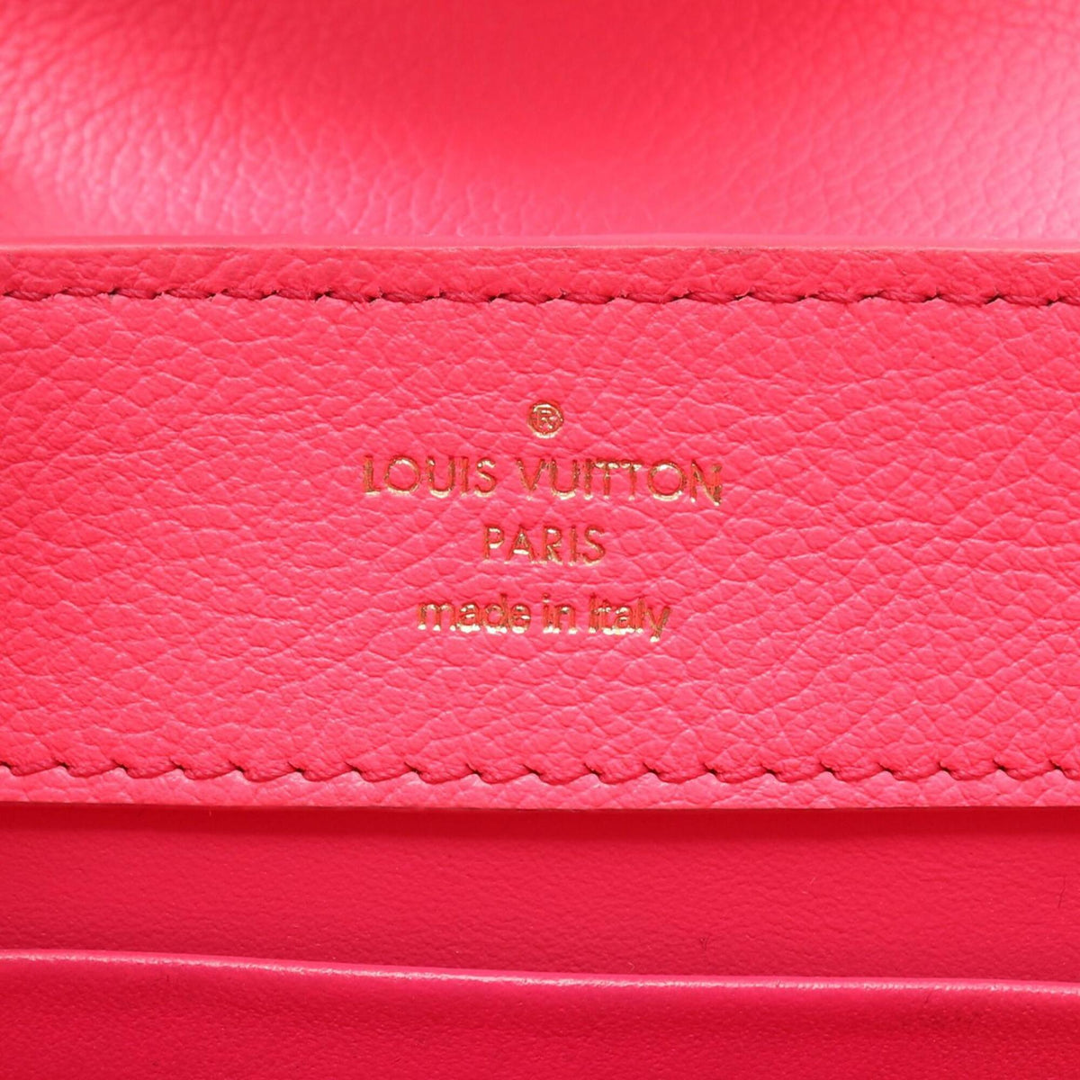 Louis Vuitton Pink Leather Handbag (Pre-Owned)