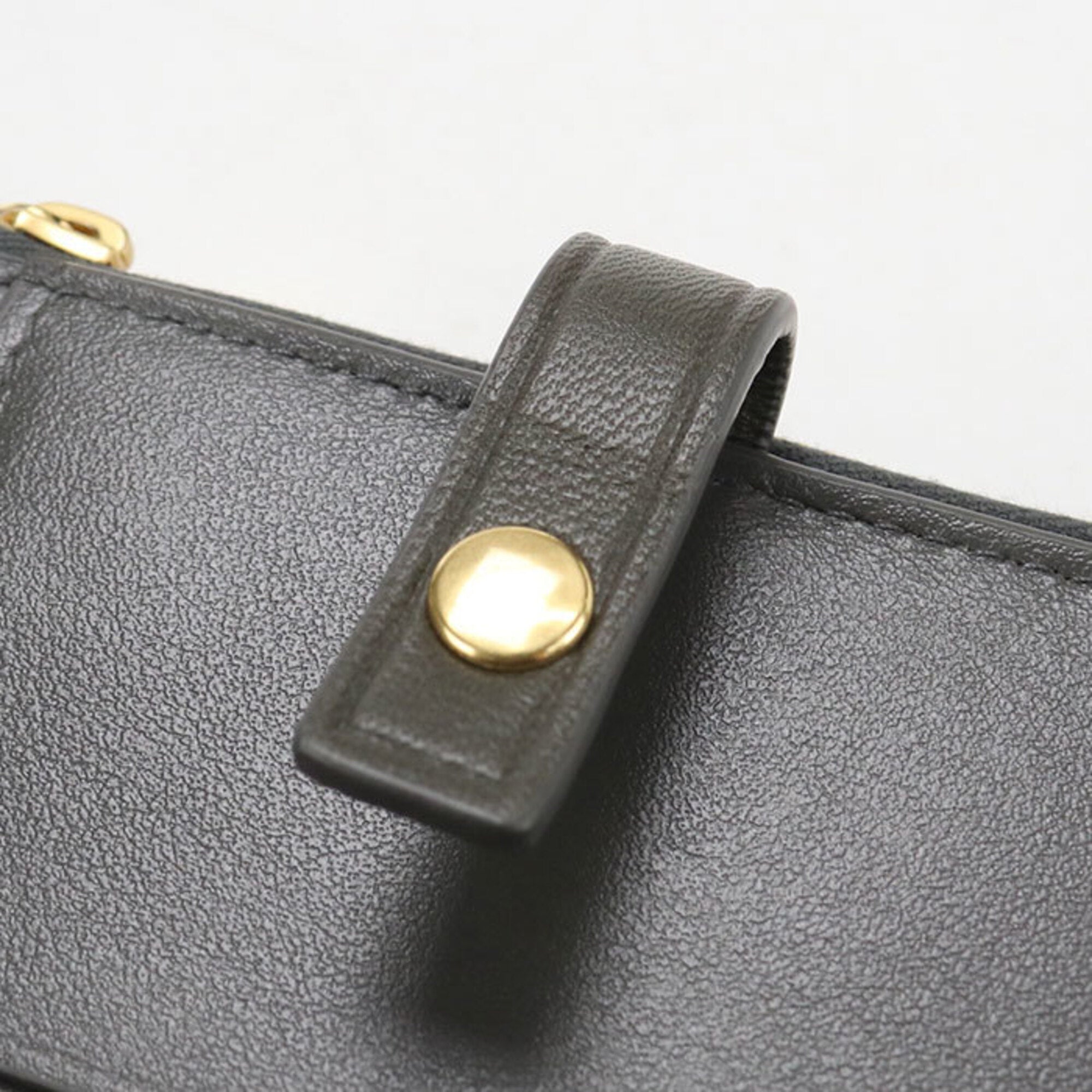 Bottega Veneta Khaki Leather Wallet (Bi-Fold) (Pre-Owned)
