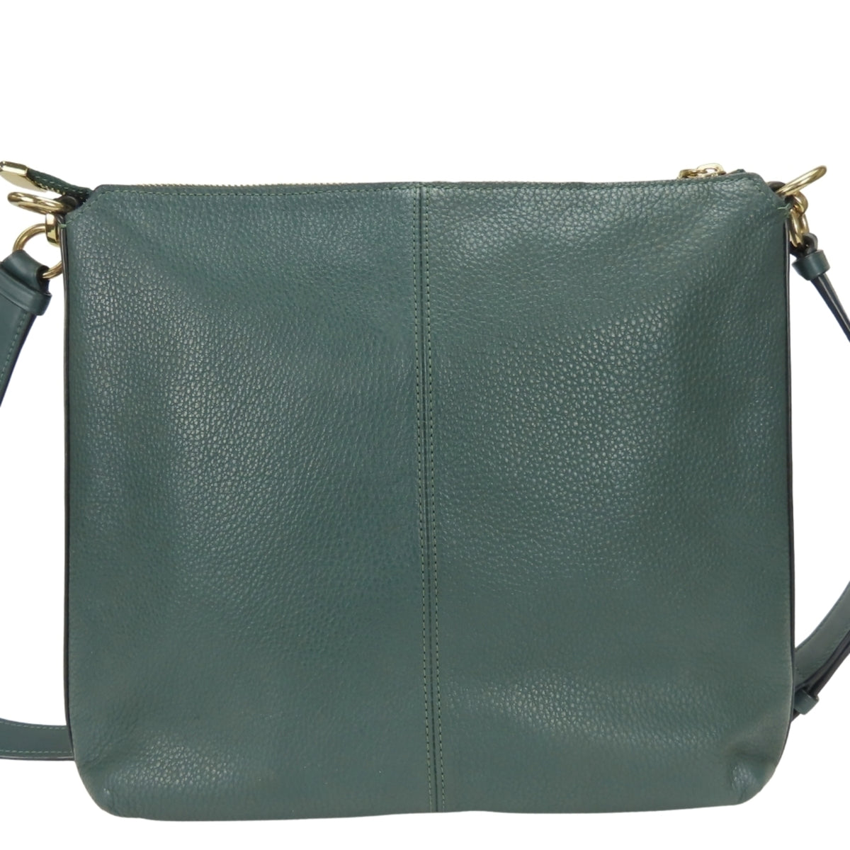 Coach Dark Green Leather Shoulder Bag (Pre-Owned)