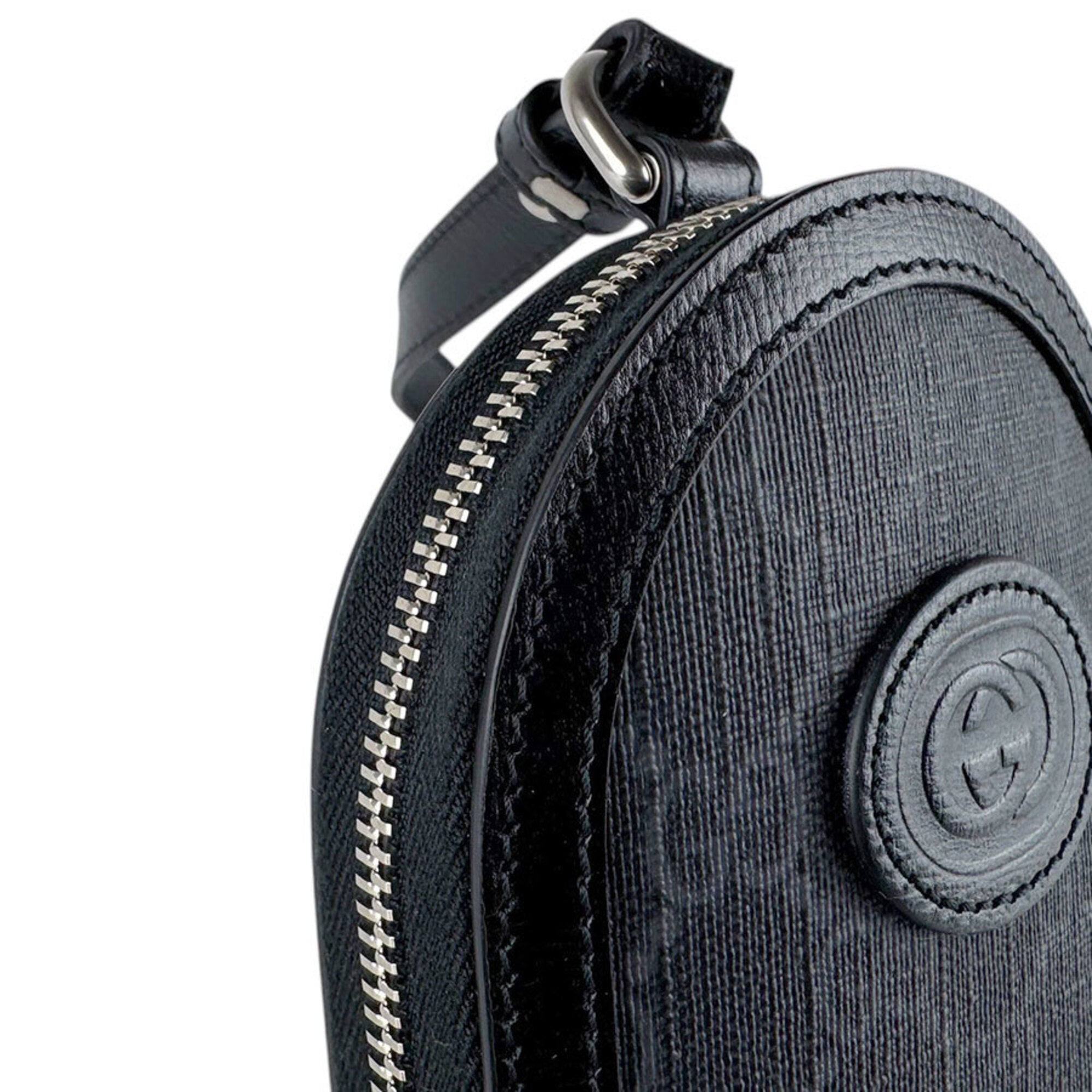 Gucci Black Gg Supreme Pouch Shoulder Bag (Pre-Owned)