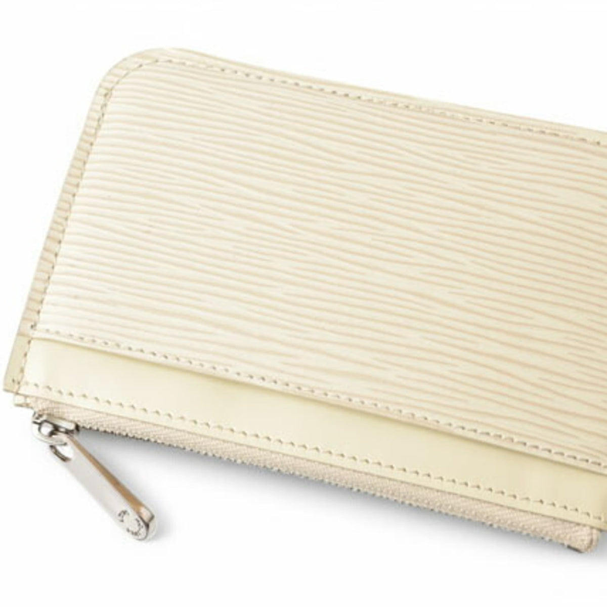 Louis Vuitton Lv Off White Off-White Leather Coin Purse/Coin Case (Pre-Owned)