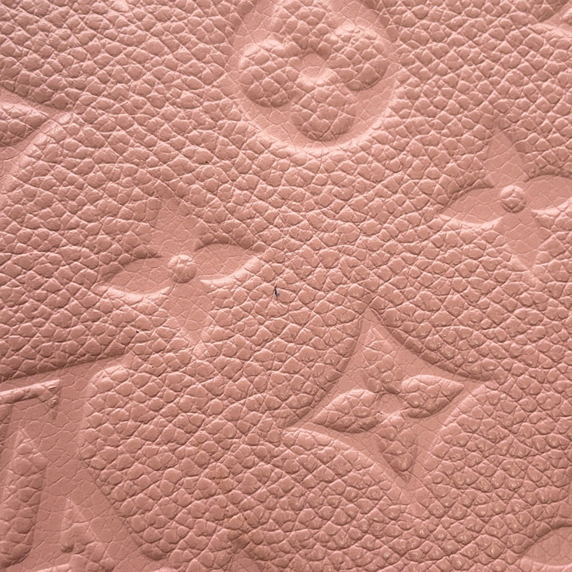 Louis Vuitton Monogram Empreinte Rose Poudre Monogram Empreinte Chain/Shoulder Wallet (Pre-Owned)