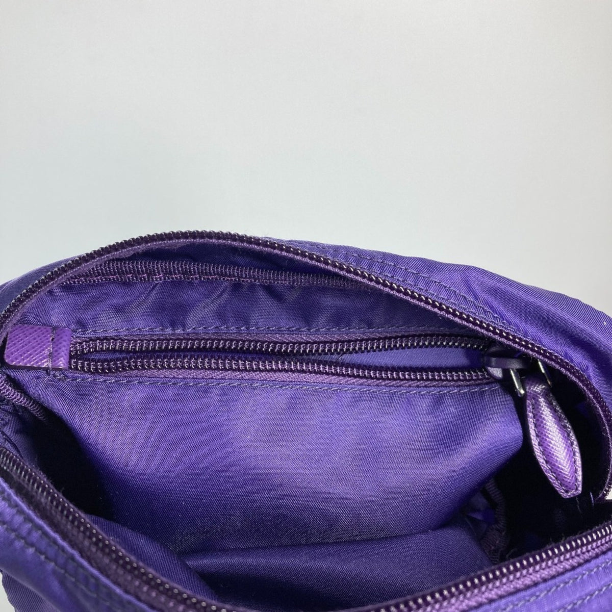 Prada Purple Nylon Pouch (Pre-Owned)