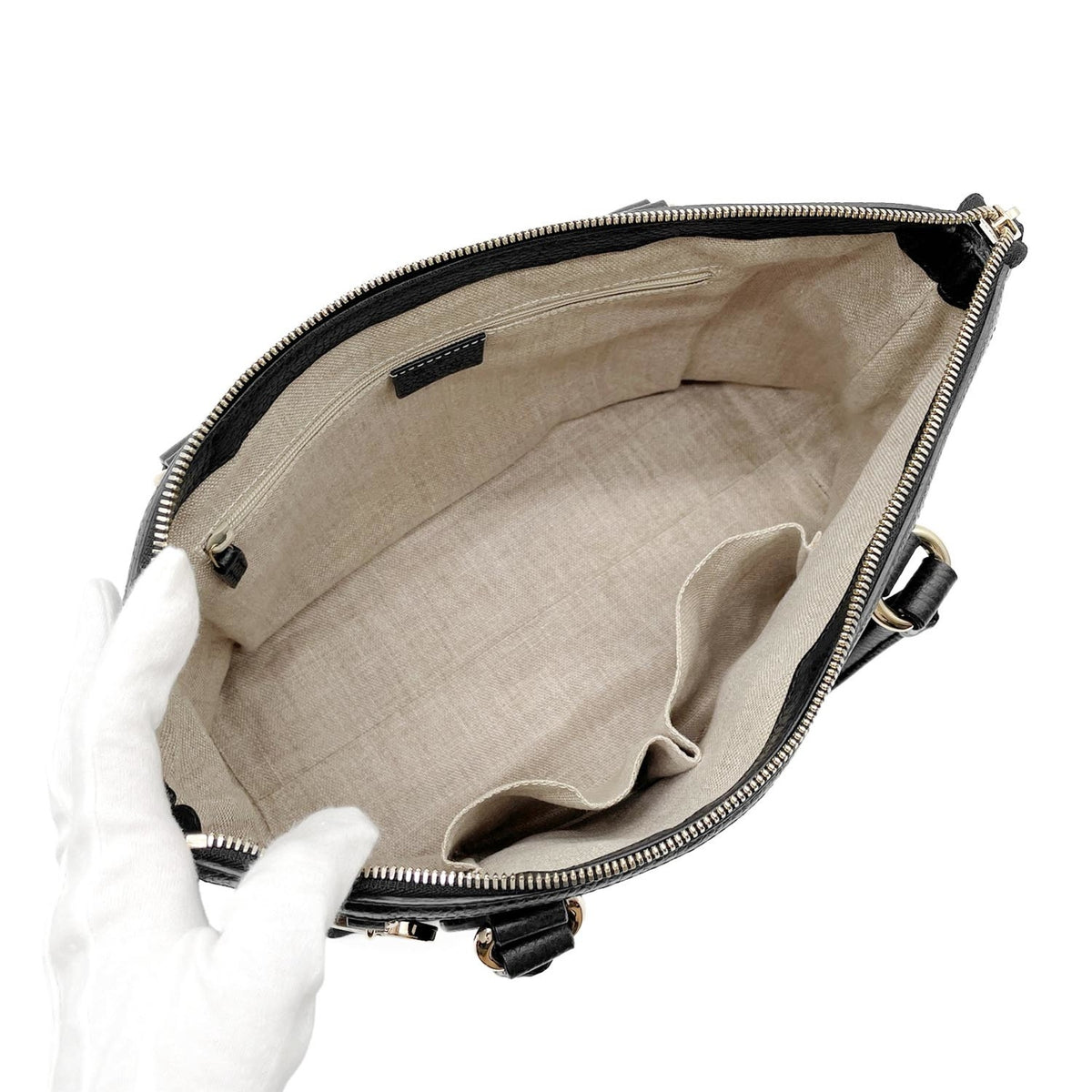Gucci Black Leather Shoulder Bag (Pre-Owned)