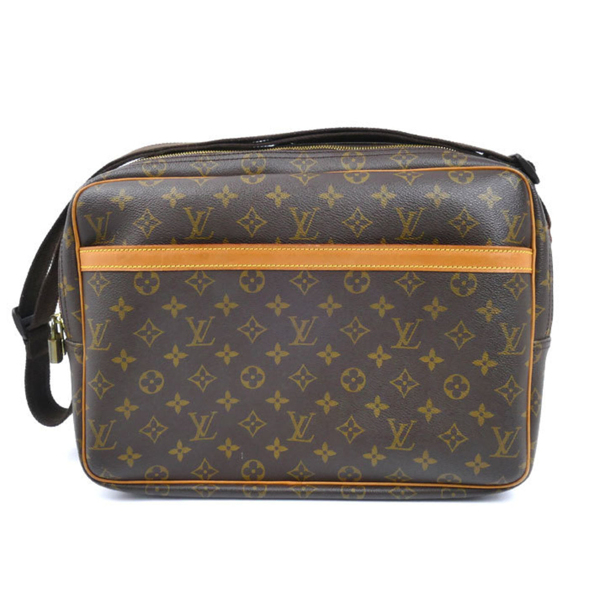 Louis Vuitton Brown Monogram Shoulder Bag (Pre-Owned)