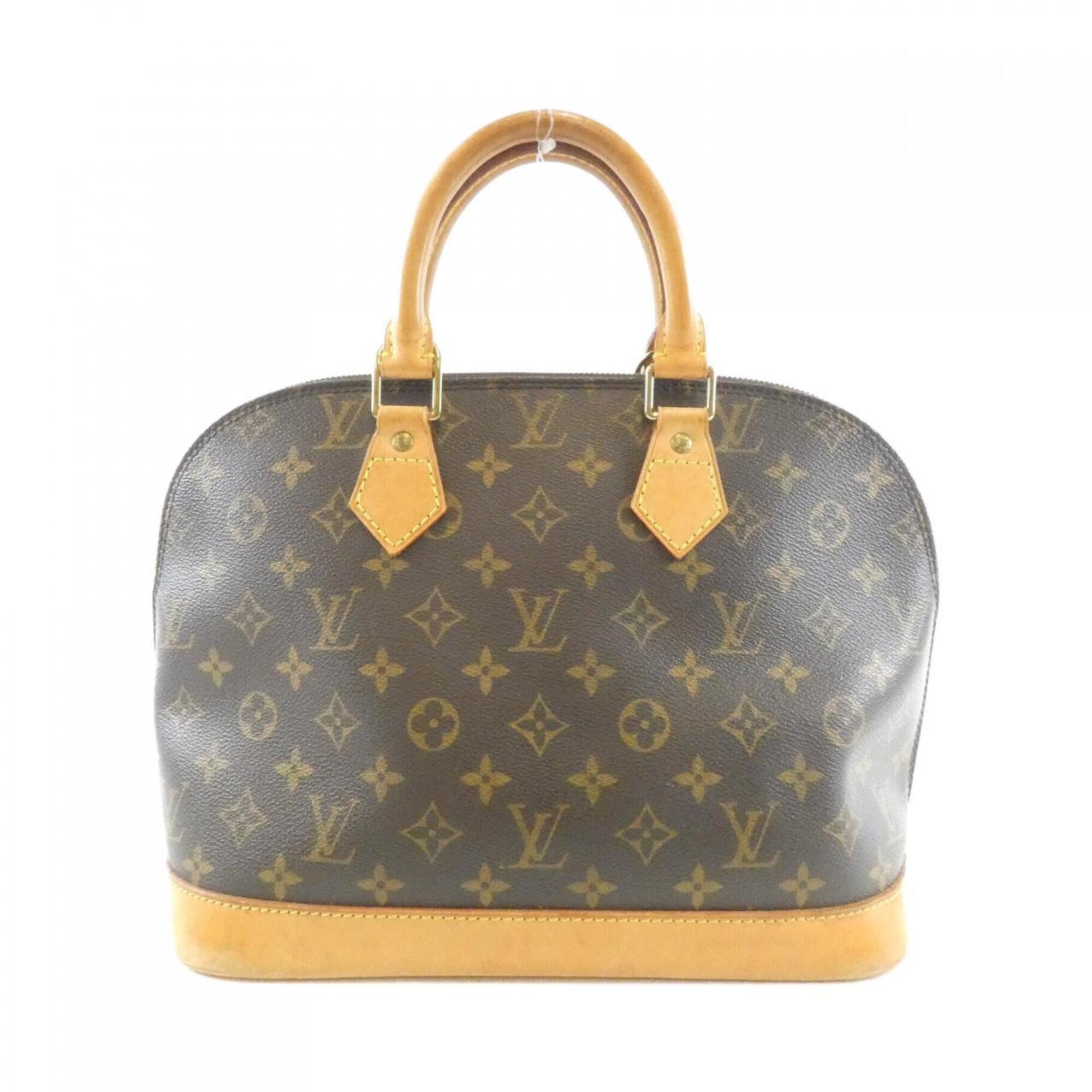 Louis Vuitton Marron Coated Canvas Handbag (Pre-Owned)