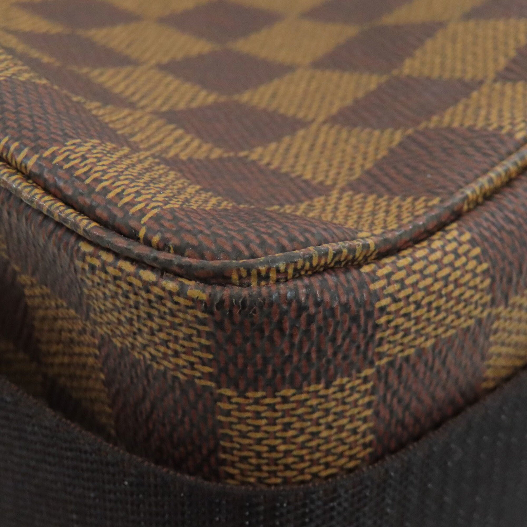 Louis Vuitton Damier Canvas Ebene Damier Canvas Shoulder Bag (Pre-Owned)