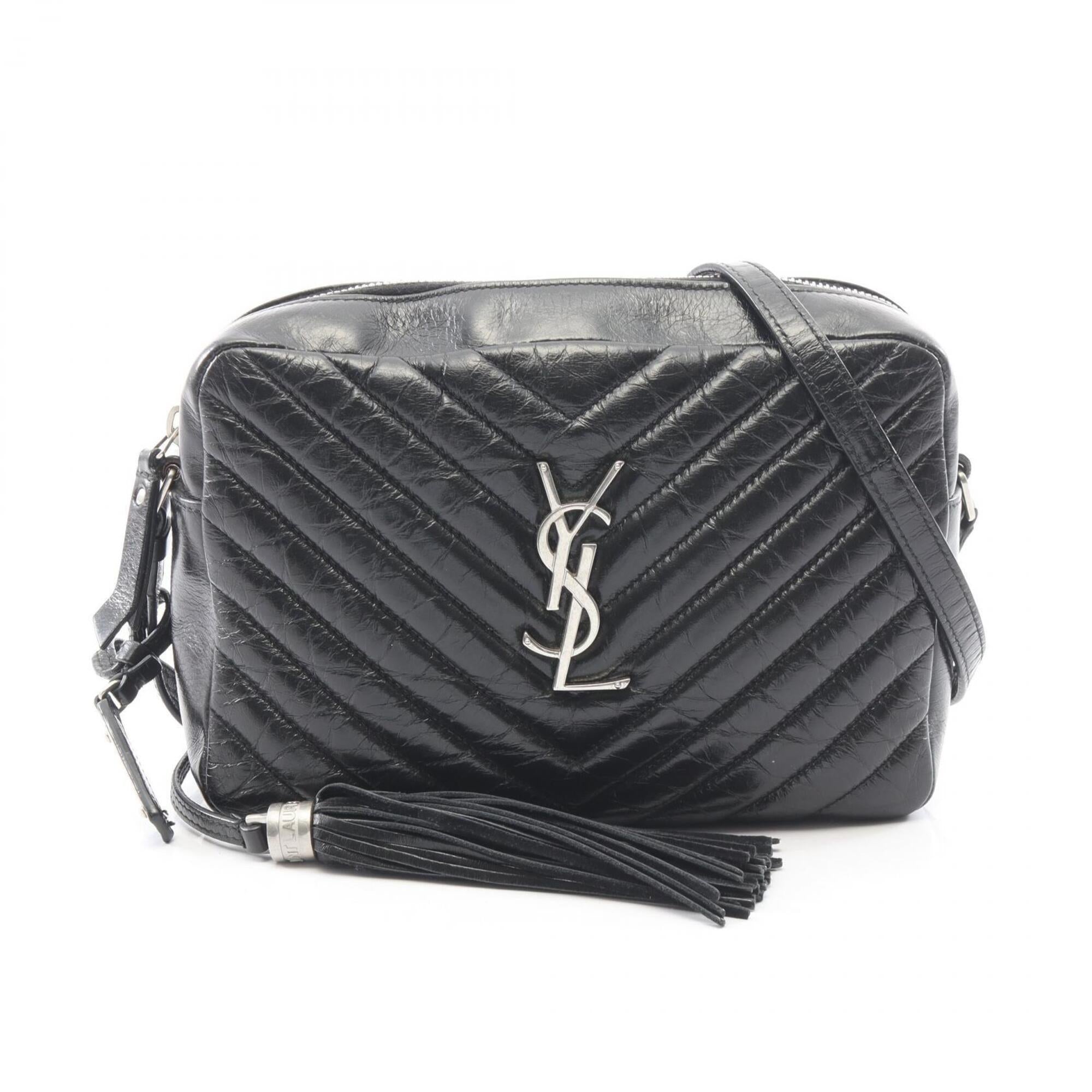 Yves Saint Laurent Black Leather Shoulder Bag (Pre-Owned)