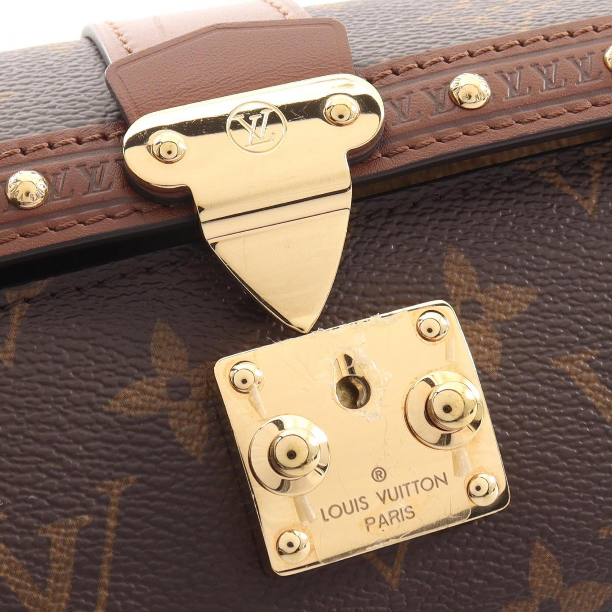Louis Vuitton Brown Monogram Monogram Leather Handbag (Pre-Owned)