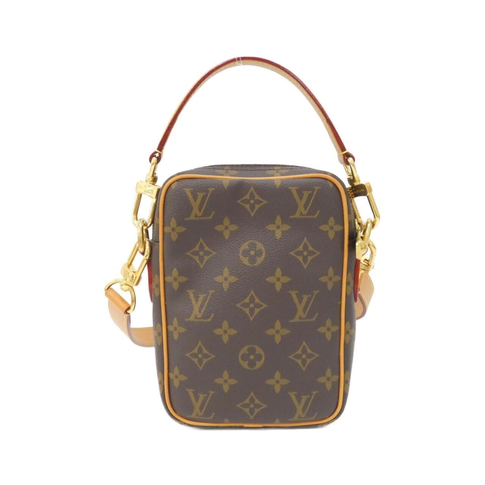 Louis Vuitton Monogram Marron Coated Canvas Handbag (Pre-Owned)