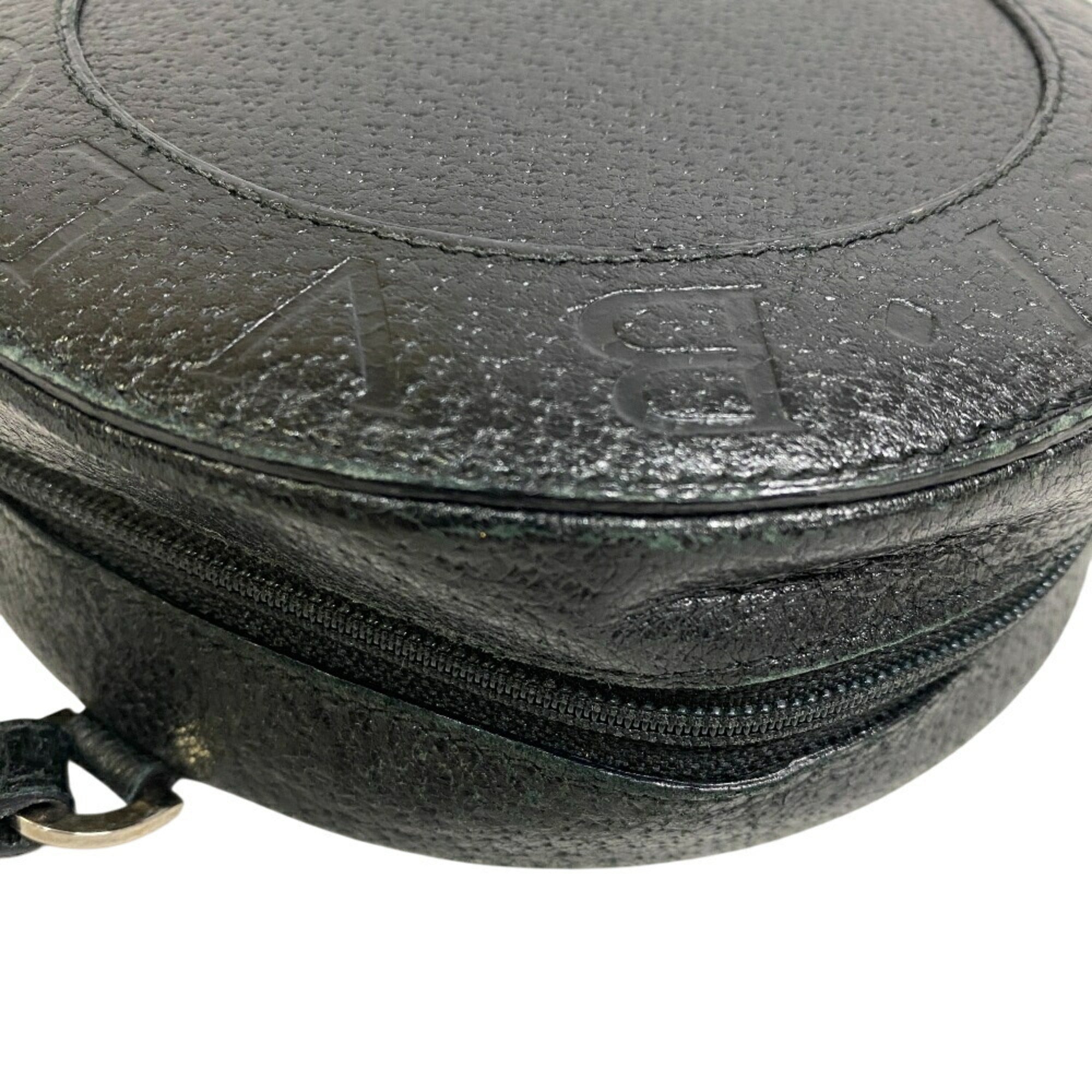 Bvlgari Black Leather Shoulder Bag (Pre-Owned)