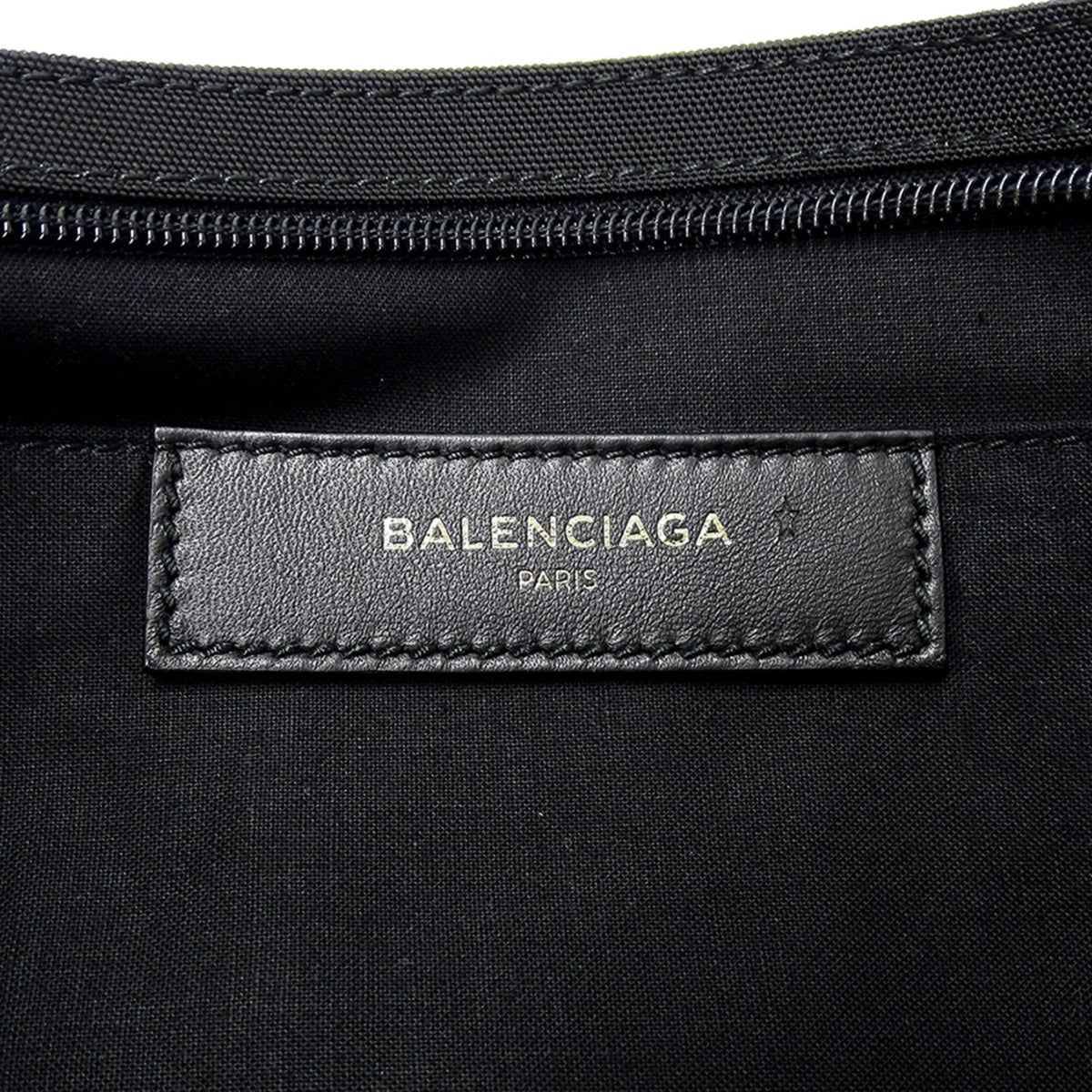 Balenciaga Black Nylon Clutch Bag Handbag Pouch (Pre-Owned)