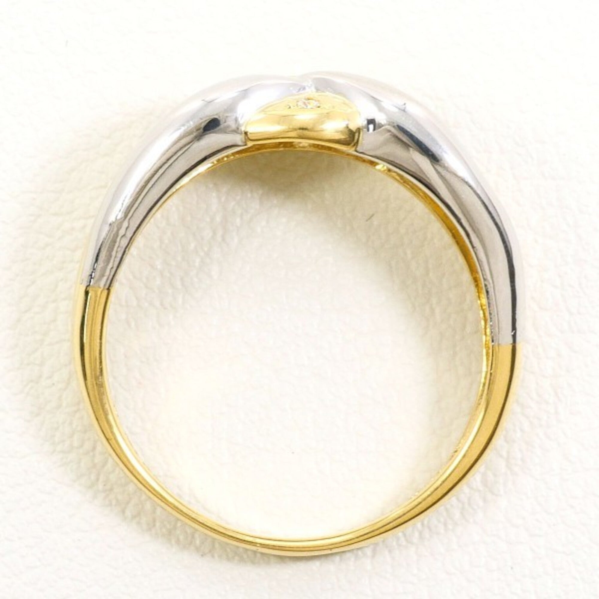 Unbranded Yellow Gold Yellow Gold (18K) Platinum 850 Band Ring (Pre-Owned)