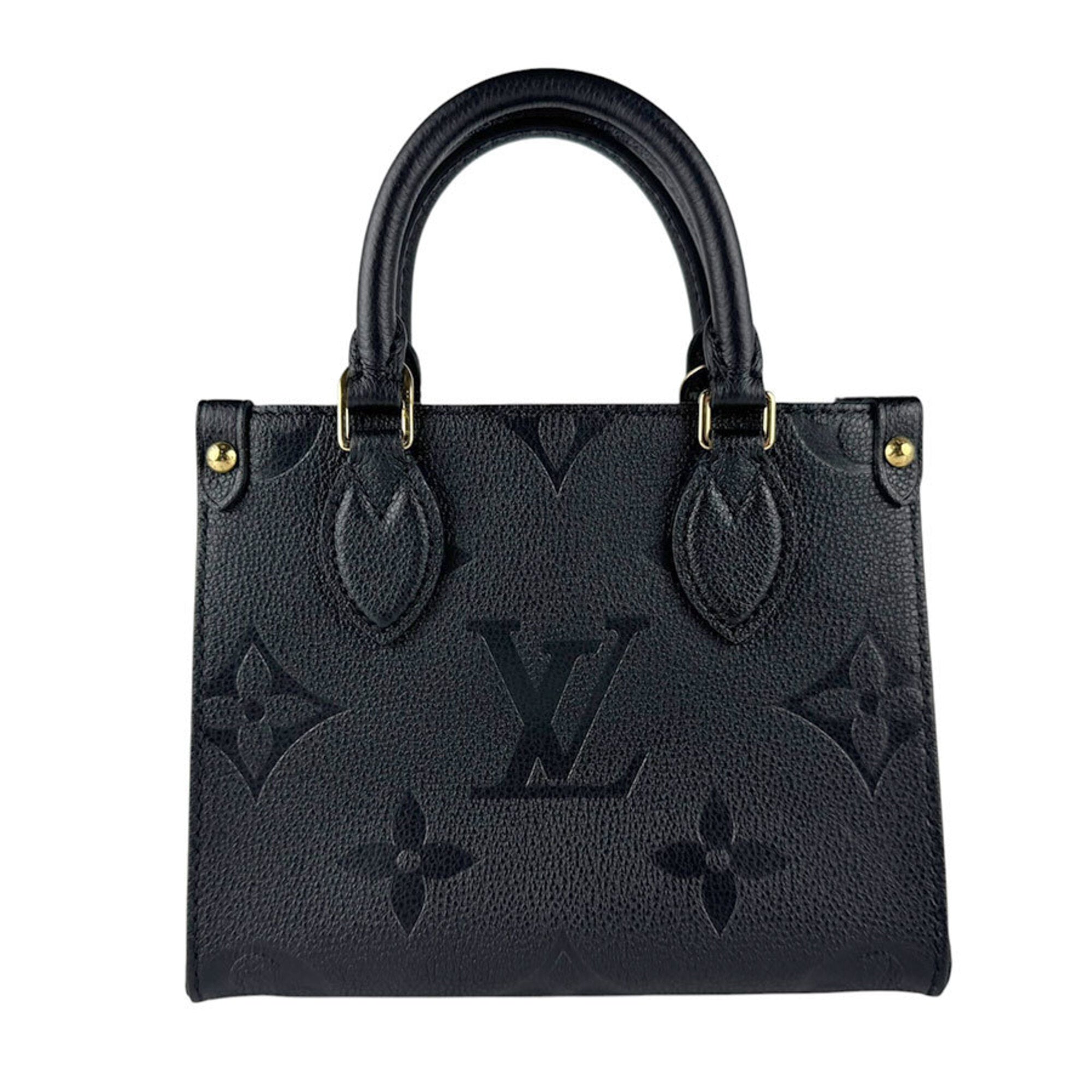Louis Vuitton Noir Monogram Empreinte Handbag Shoulder Bag (Pre-Owned)