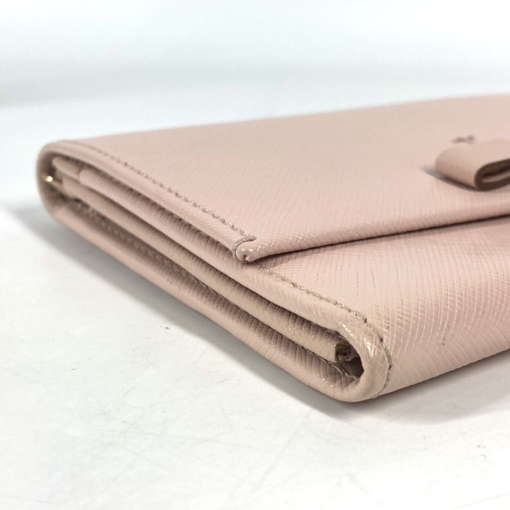 Salvatore Ferragamo Pink Leather Clutch Bag Pouch (Pre-Owned)