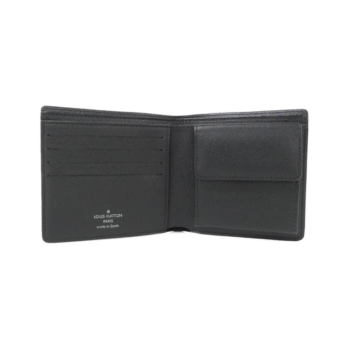 Louis Vuitton Dark Gray Graphite Coated Canvas Wallet (Bi-Fold) (Pre-Owned)