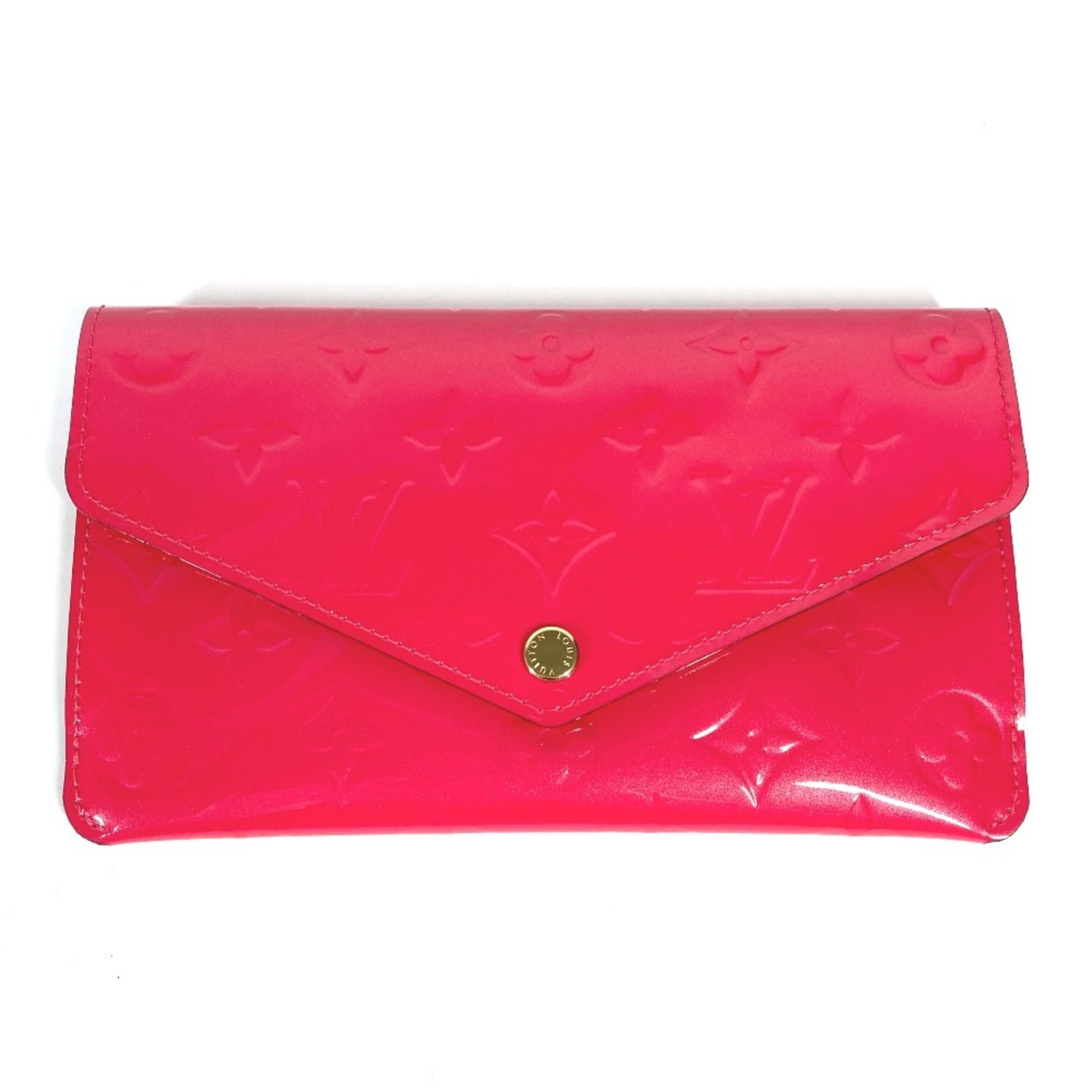 Louis Vuitton Monogram Vernis Hot Pink Monogram Vernis Coin Purse/Coin Case (Pre-Owned)
