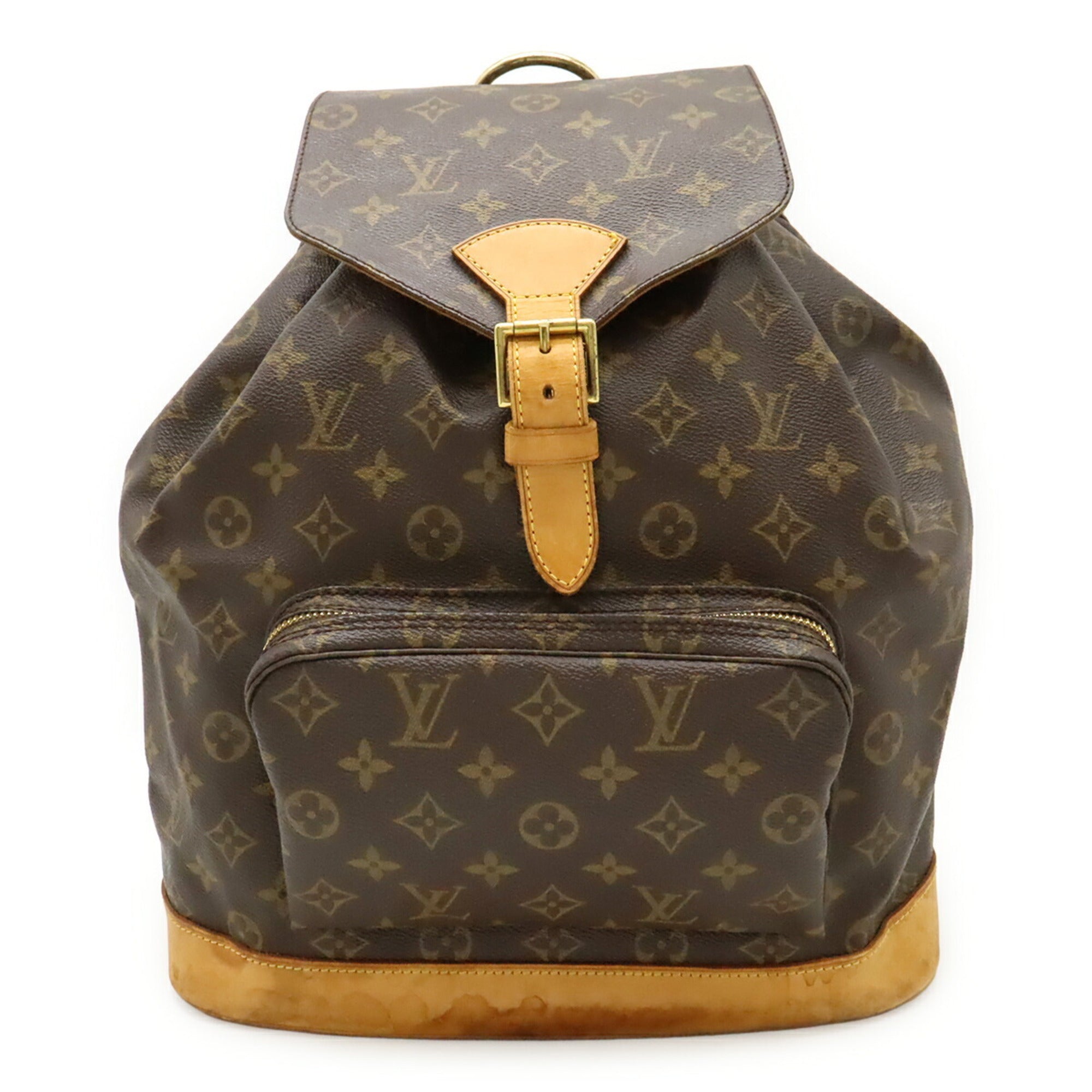 Louis Vuitton Brown Monogram Monogram Backpack Shoulder Bag (Pre-Owned)