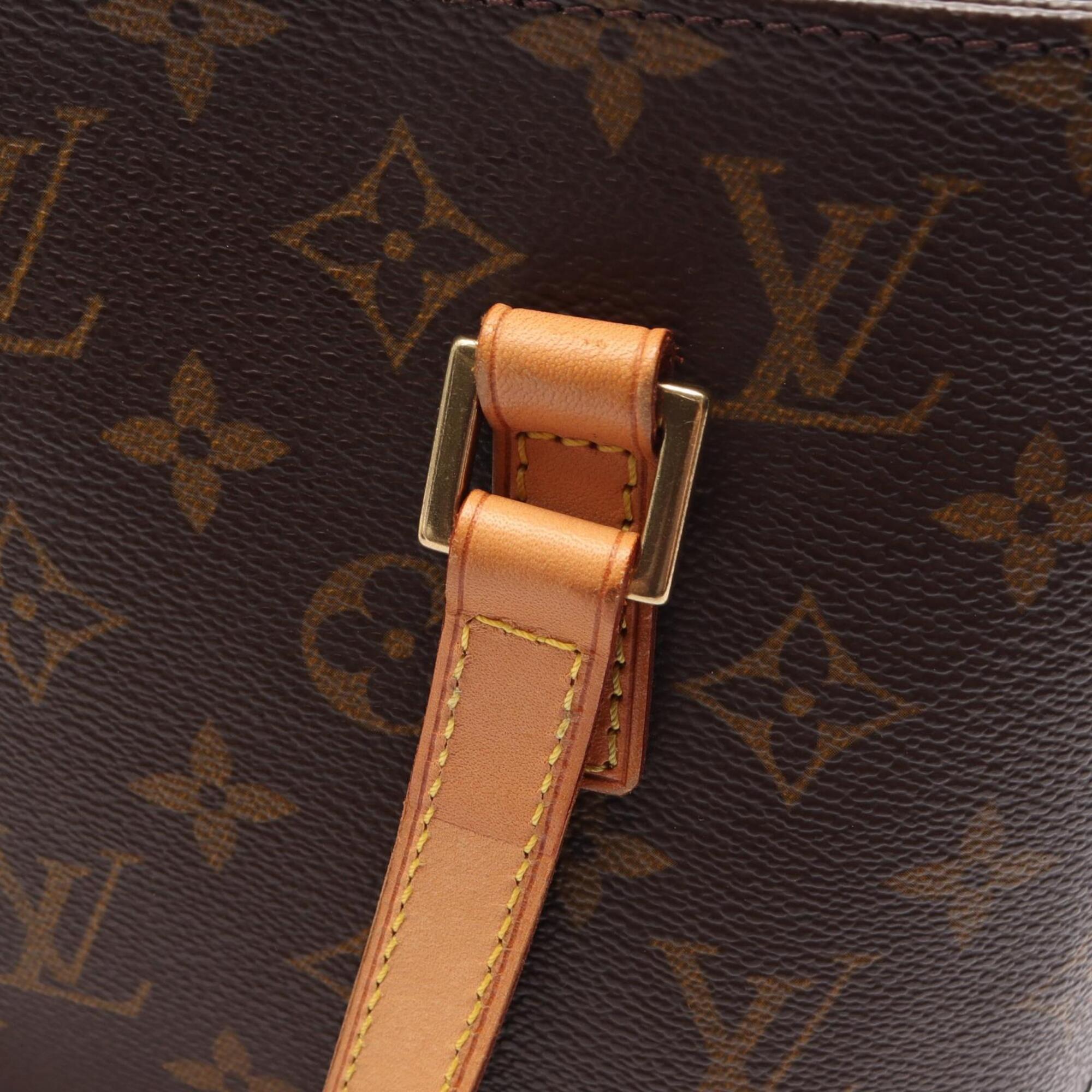 Louis Vuitton Brown Coated Canvas Pvc Monogram Leather Handbag (Pre-Owned)