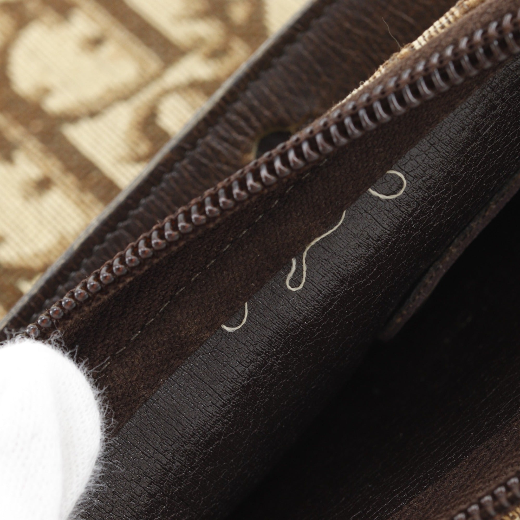 Christian Dior Brown Canvas Shoulder Bag (Pre-Owned)