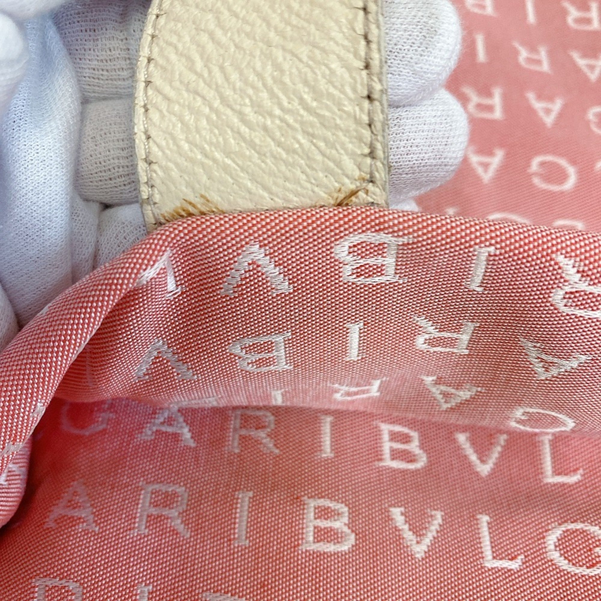 Bvlgari Pink Canvas Tote Bag (Pre-Owned)