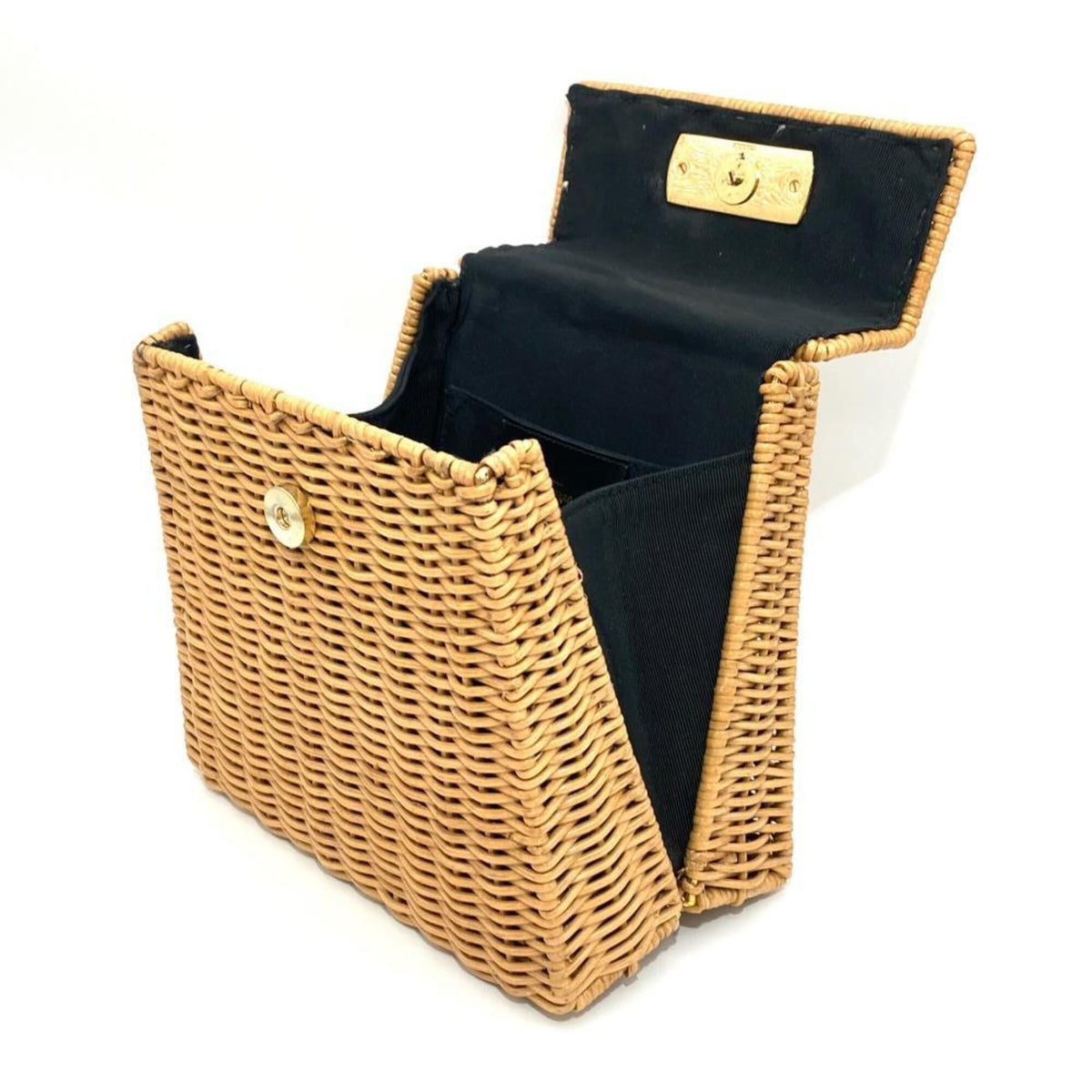 Salvatore Ferragamo Beige Wisteria Vine Handbag (Pre-Owned)