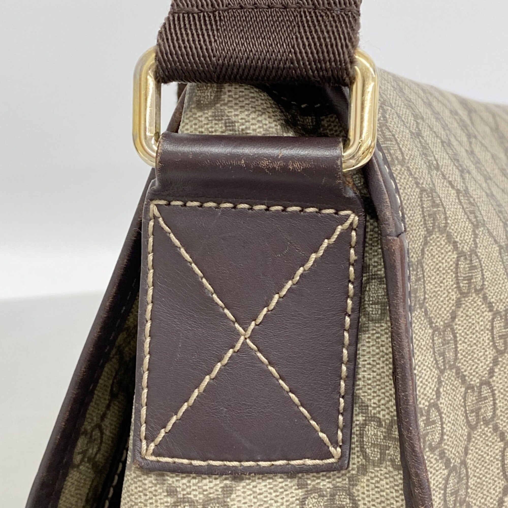 Gucci Brown Pvc Shoulder Bag (Pre-Owned)