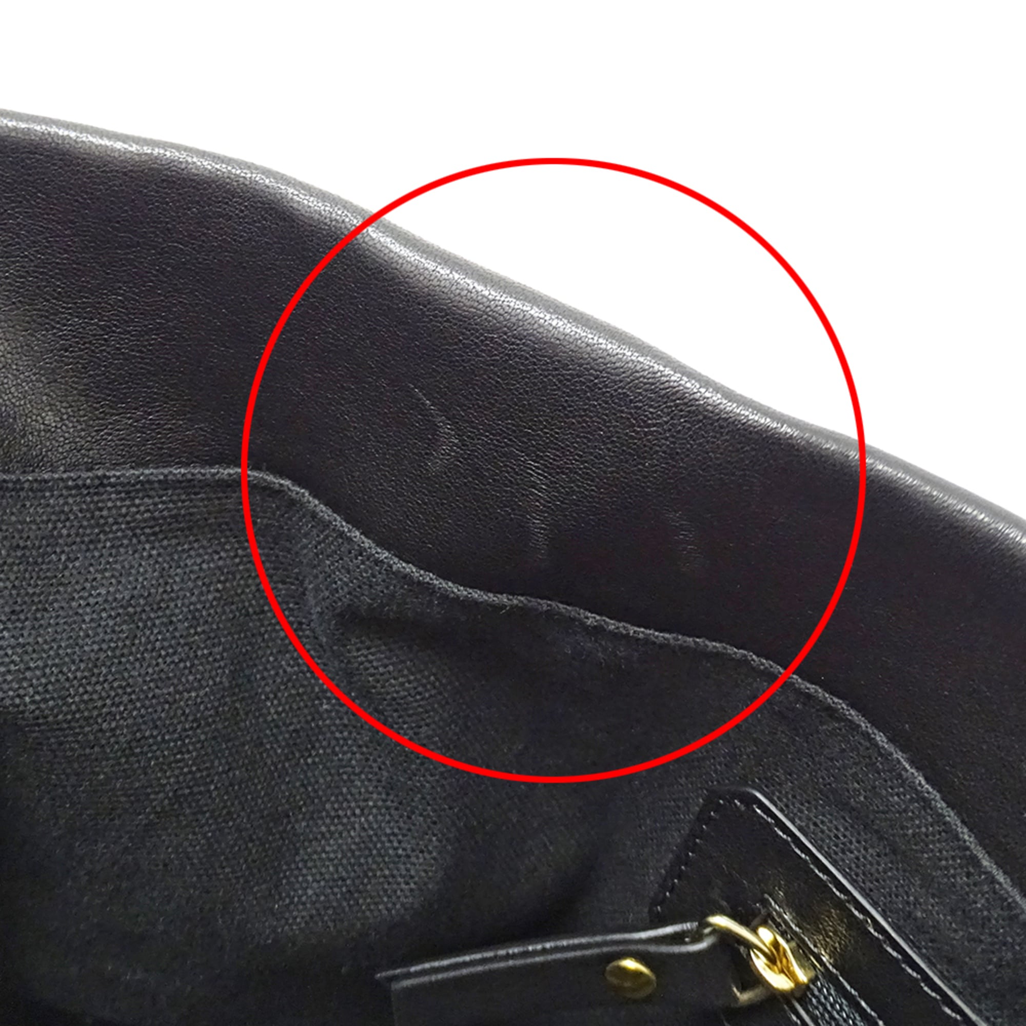 Jimmy Choo Black Leather Handbag Tote Bag (Pre-Owned)