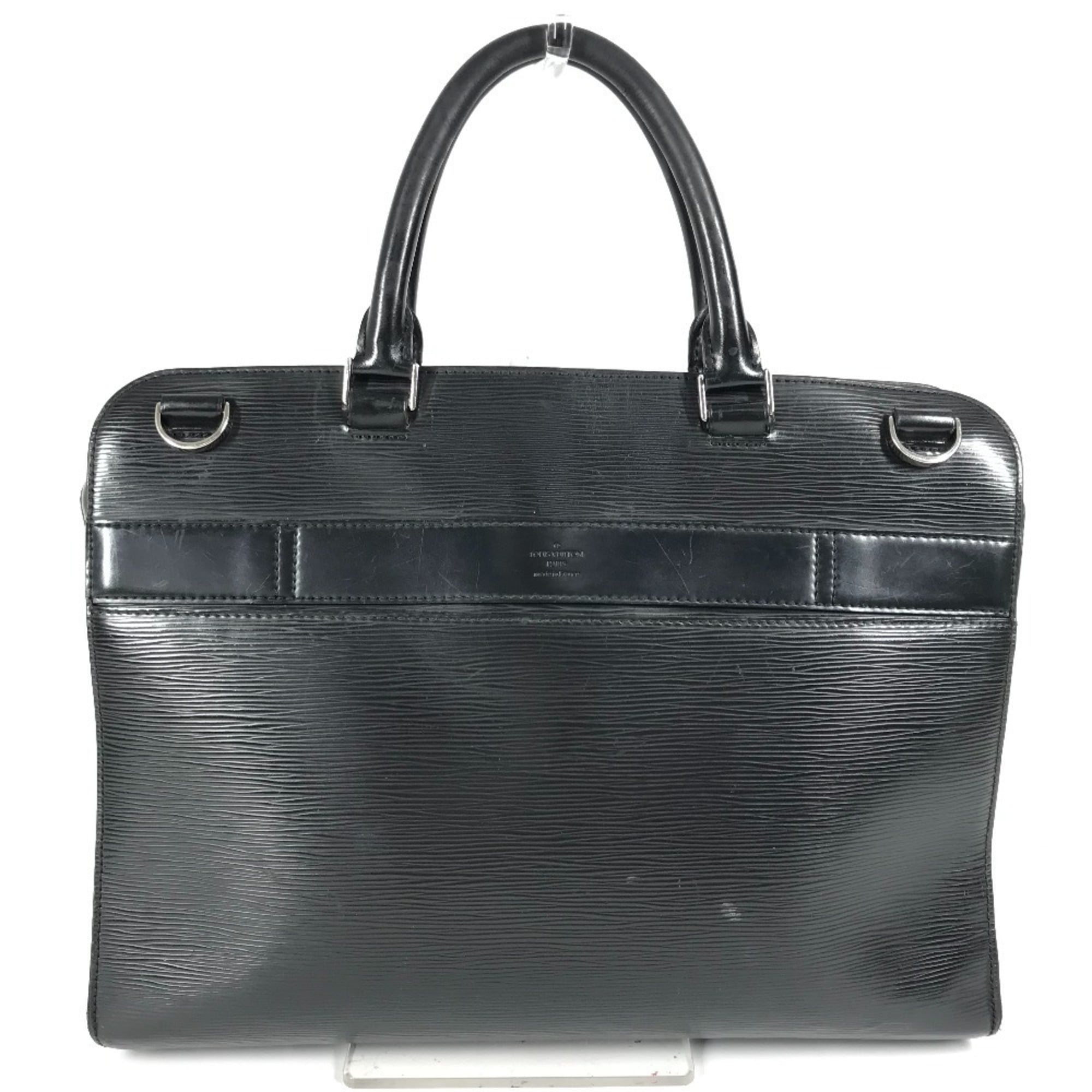 Louis Vuitton Black Galle Noir Epi Leather Briefcase Handbag Tote Bag (Pre-Owned)