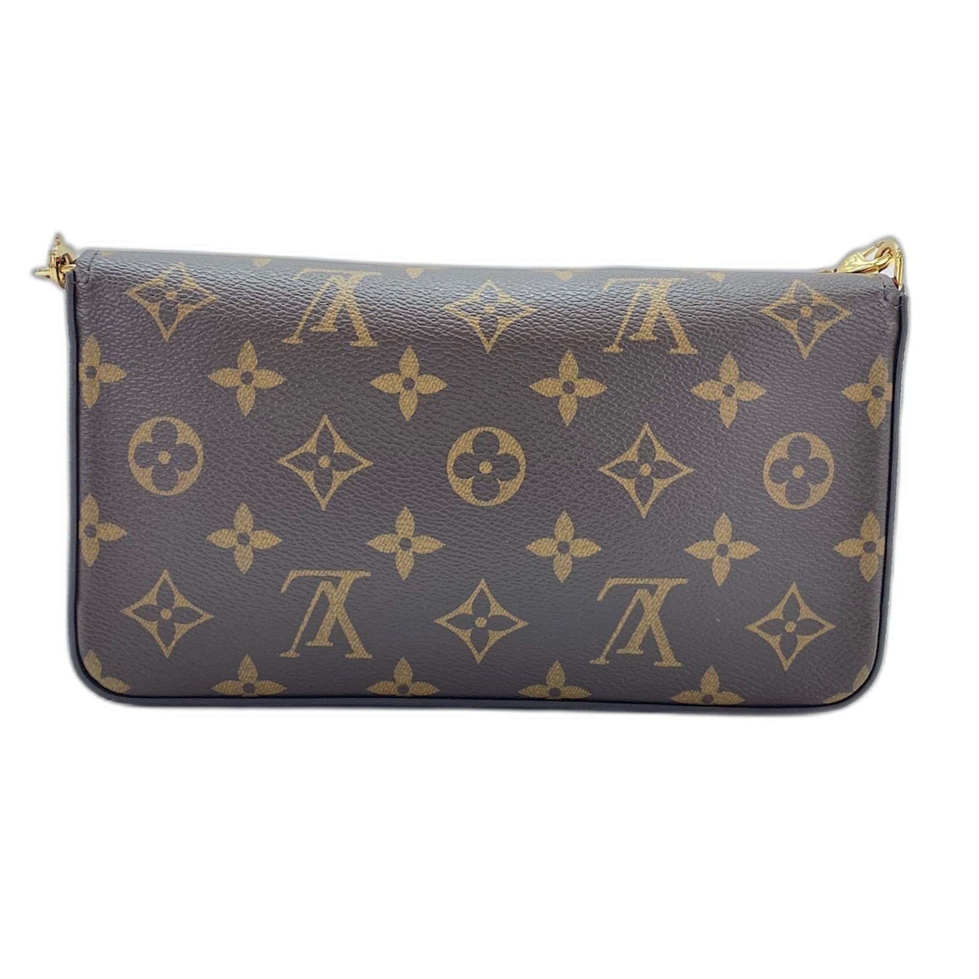 Louis Vuitton Monogram Brown Pochette Shoulder Bag (Pre-Owned)